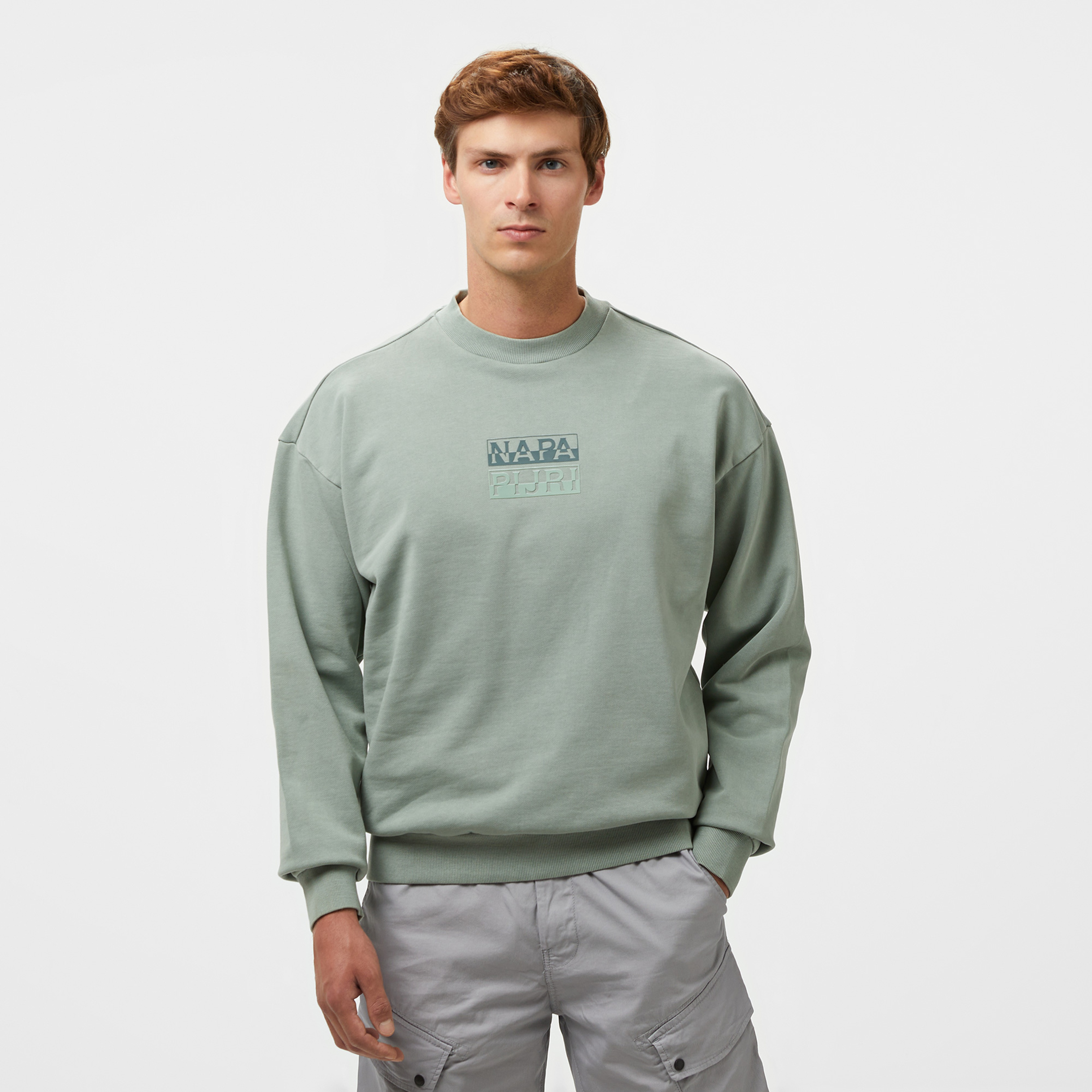 Napapijri Erkek Yeşil Sweatshirt