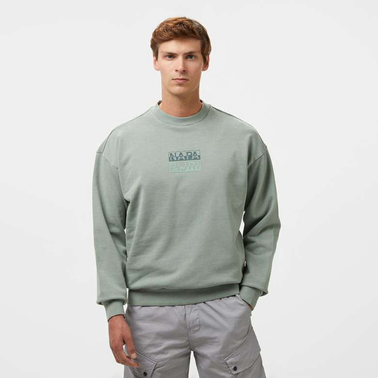 Napapijri Erkek Yeşil Sweatshirt