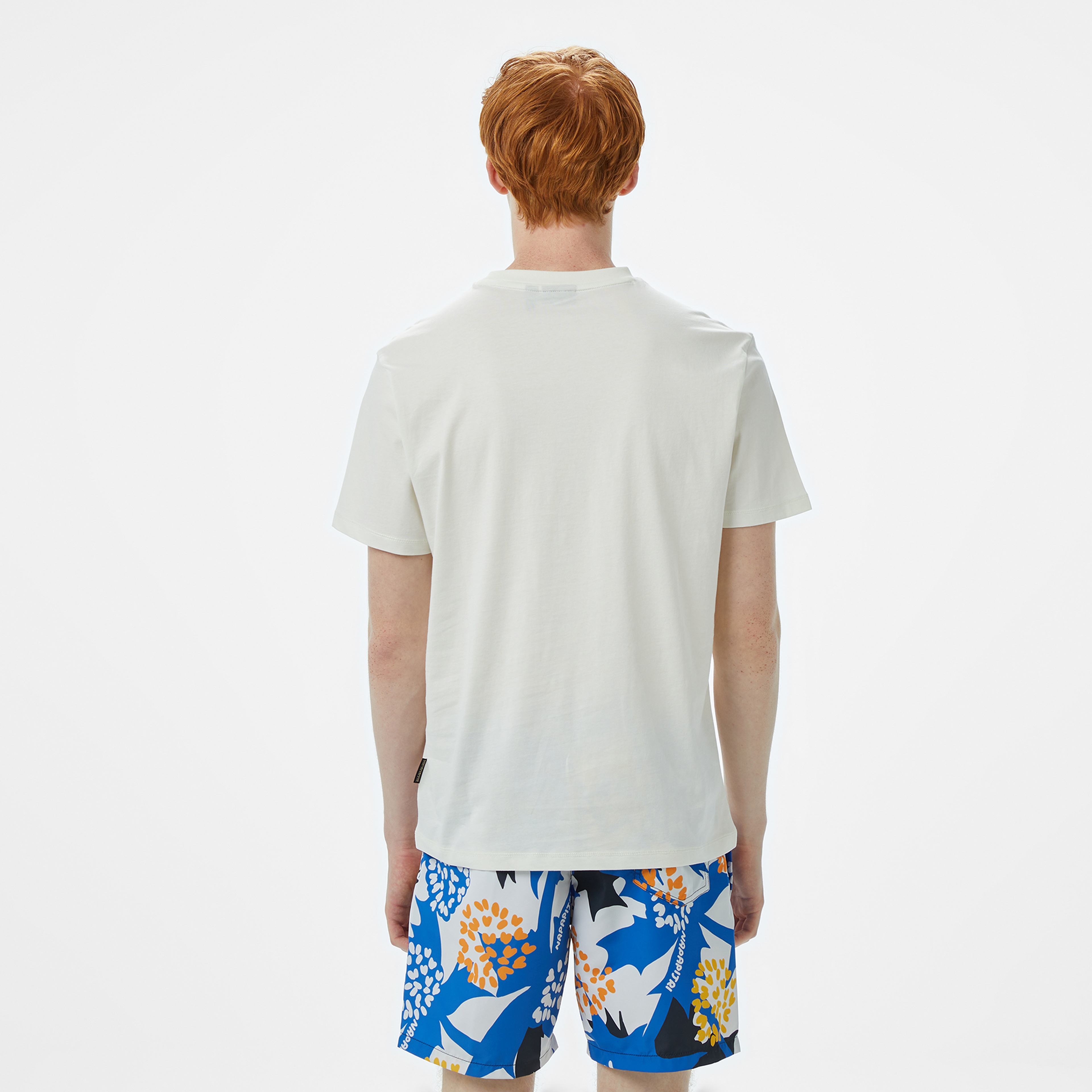 Napapijri Erkek Beyaz T-Shirt