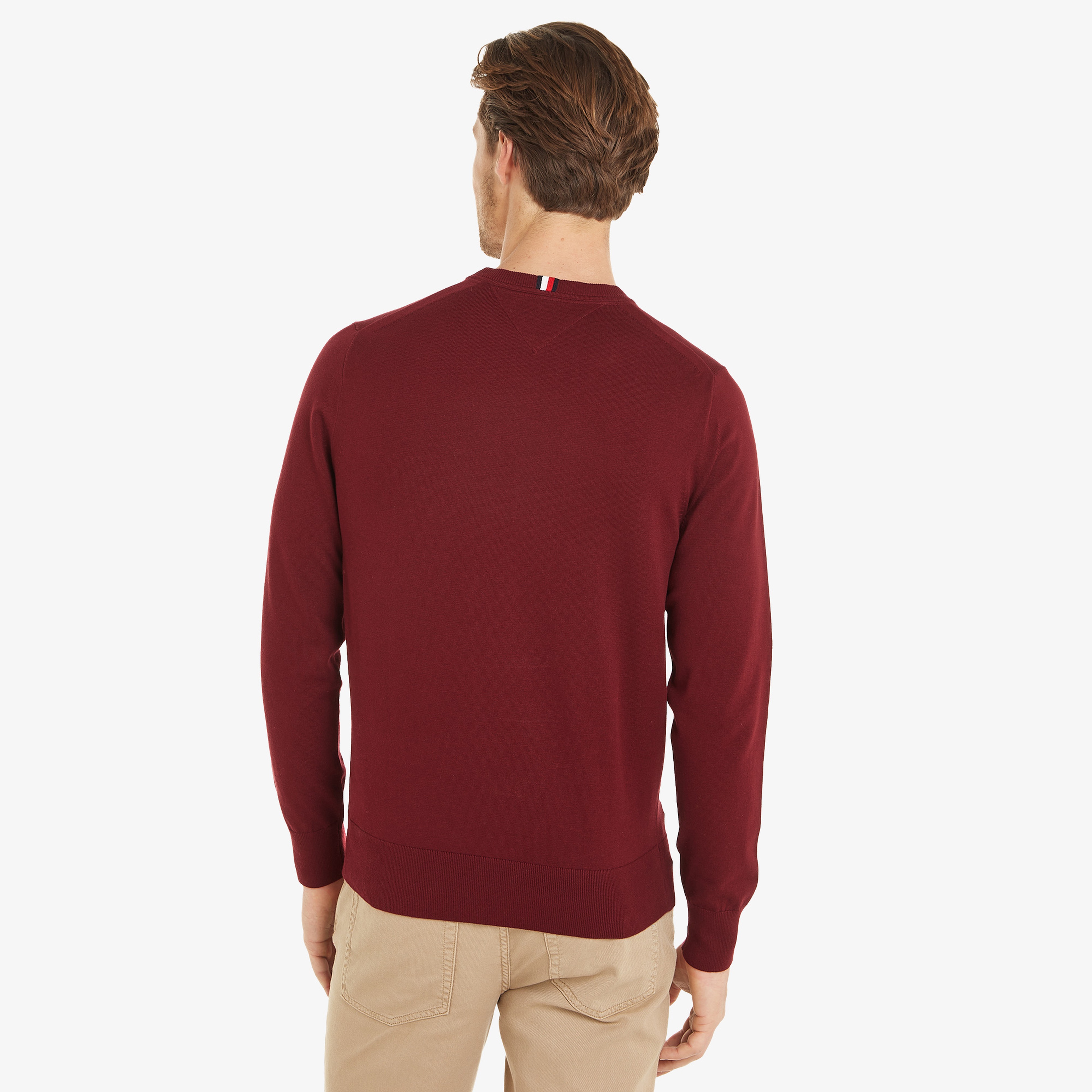 Tommy Hilfiger Erkek Kırmızı Triko