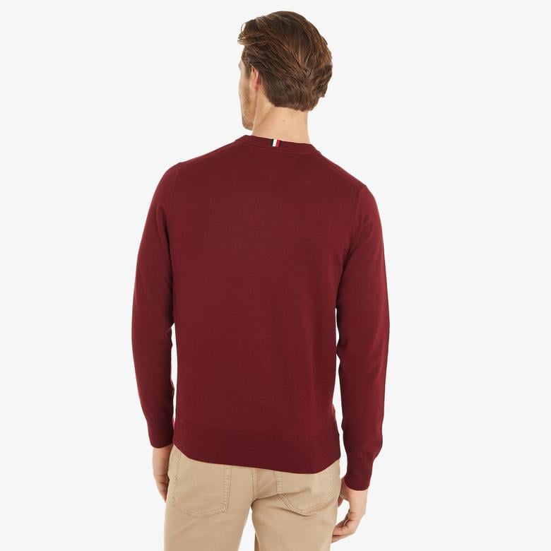 Tommy Hilfiger Erkek Kırmızı Triko