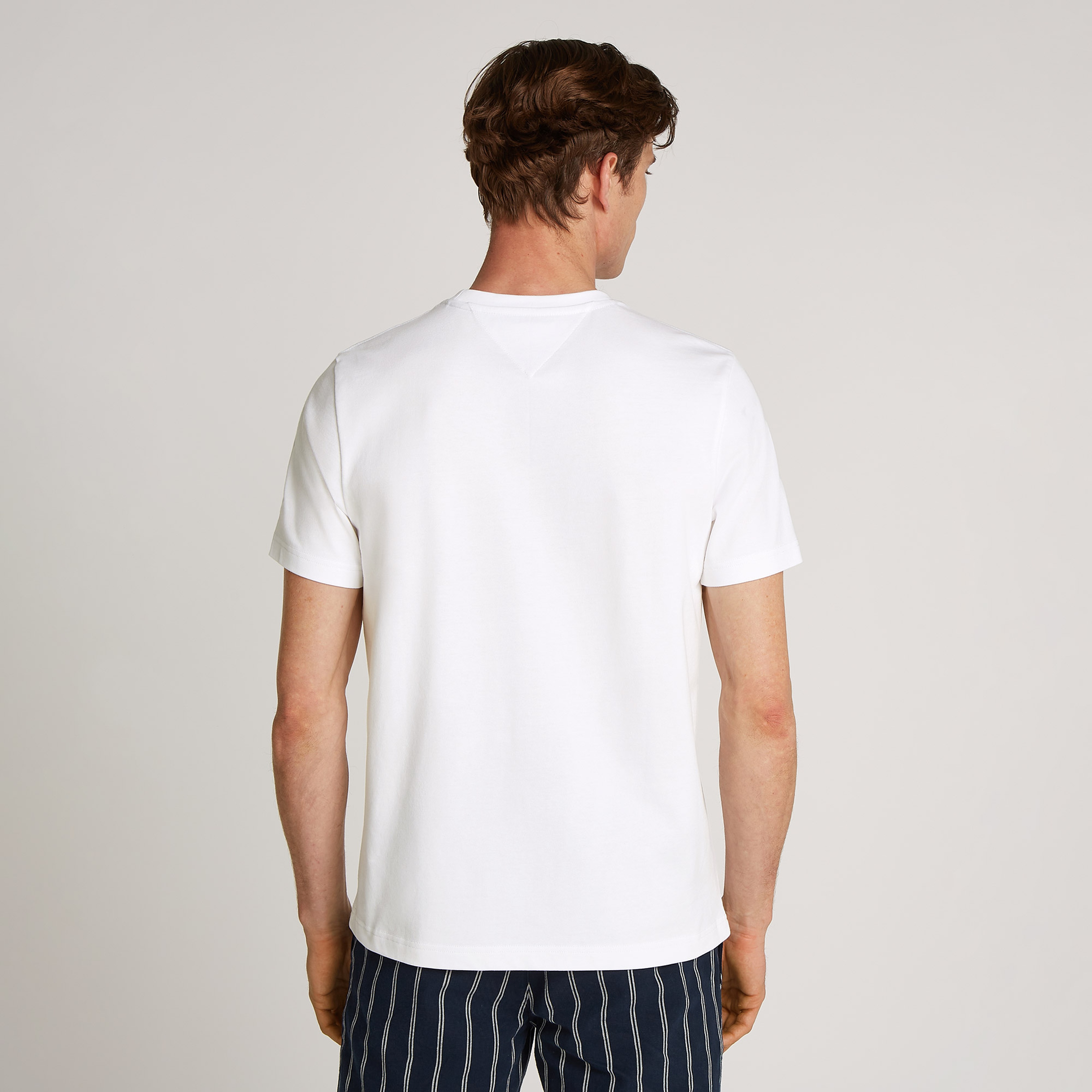 Tommy Hilfiger Box Erkek Beyaz T-Shirt