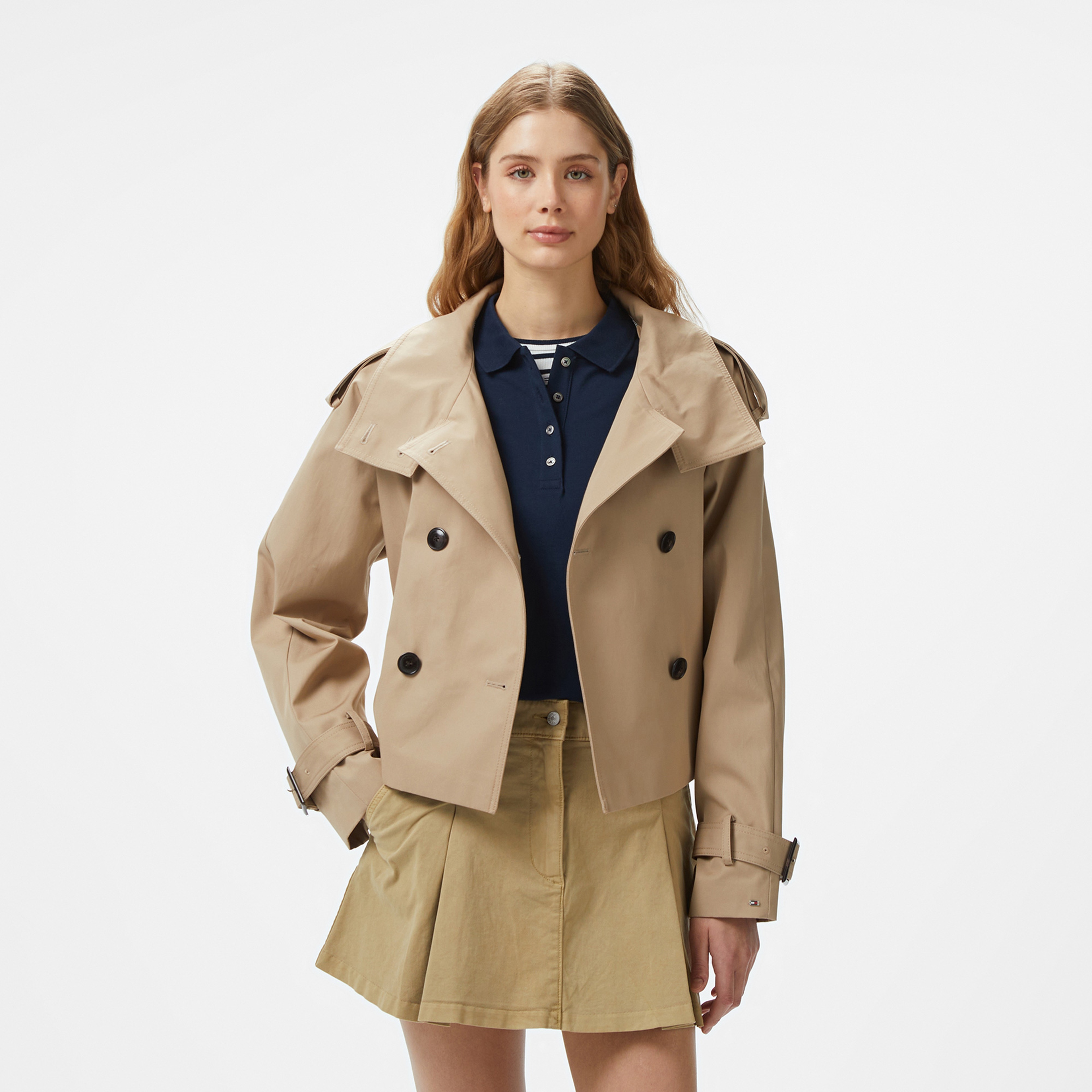 Tommy Hilfiger Kadın Bej Mont