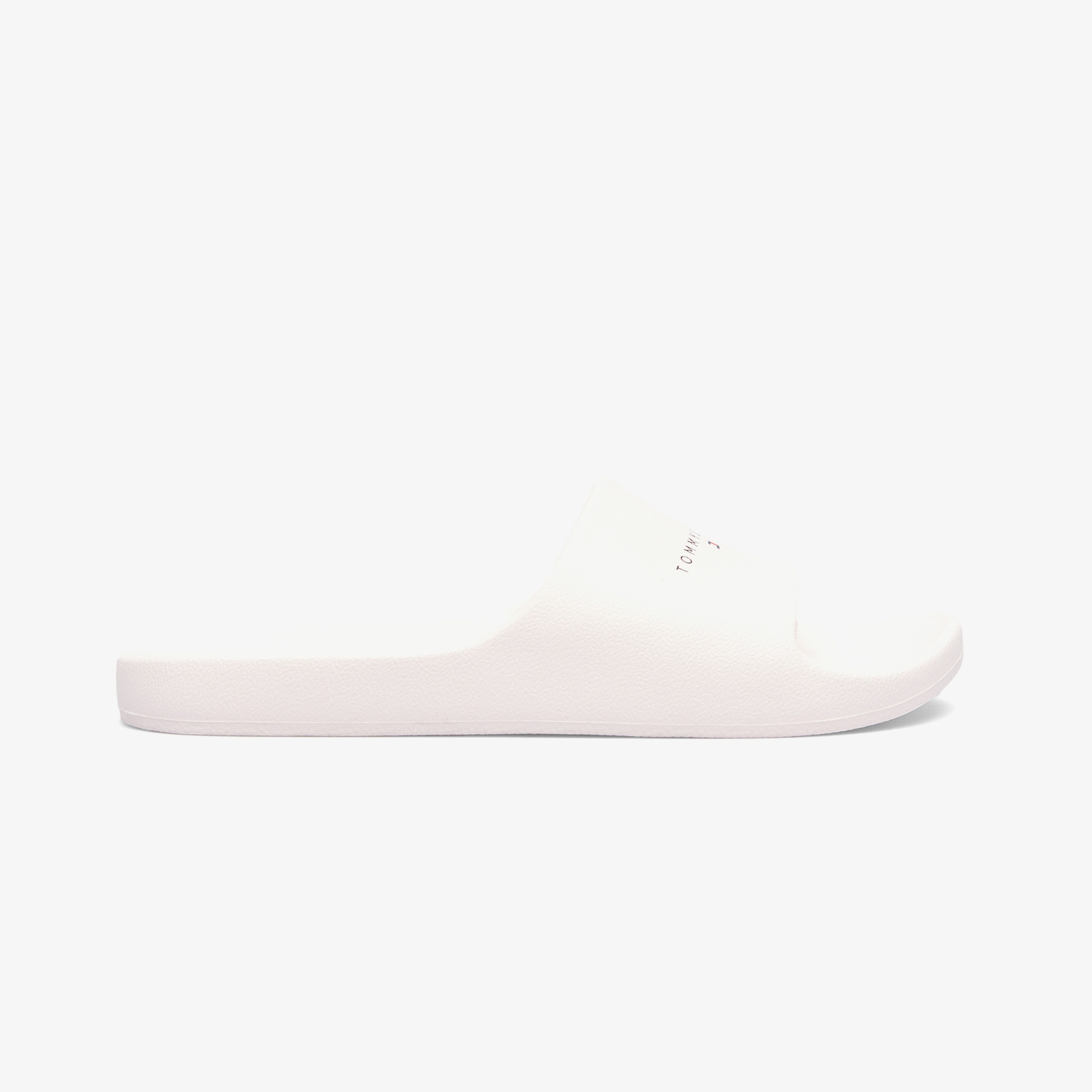 Tommy Hilfiger Printed Pu Pool Kadın Beyaz Terlik