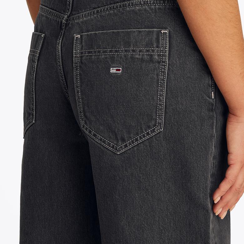 Tommy Jeans Wide Leg Carpenter Washed Kadın Lacivert Jean