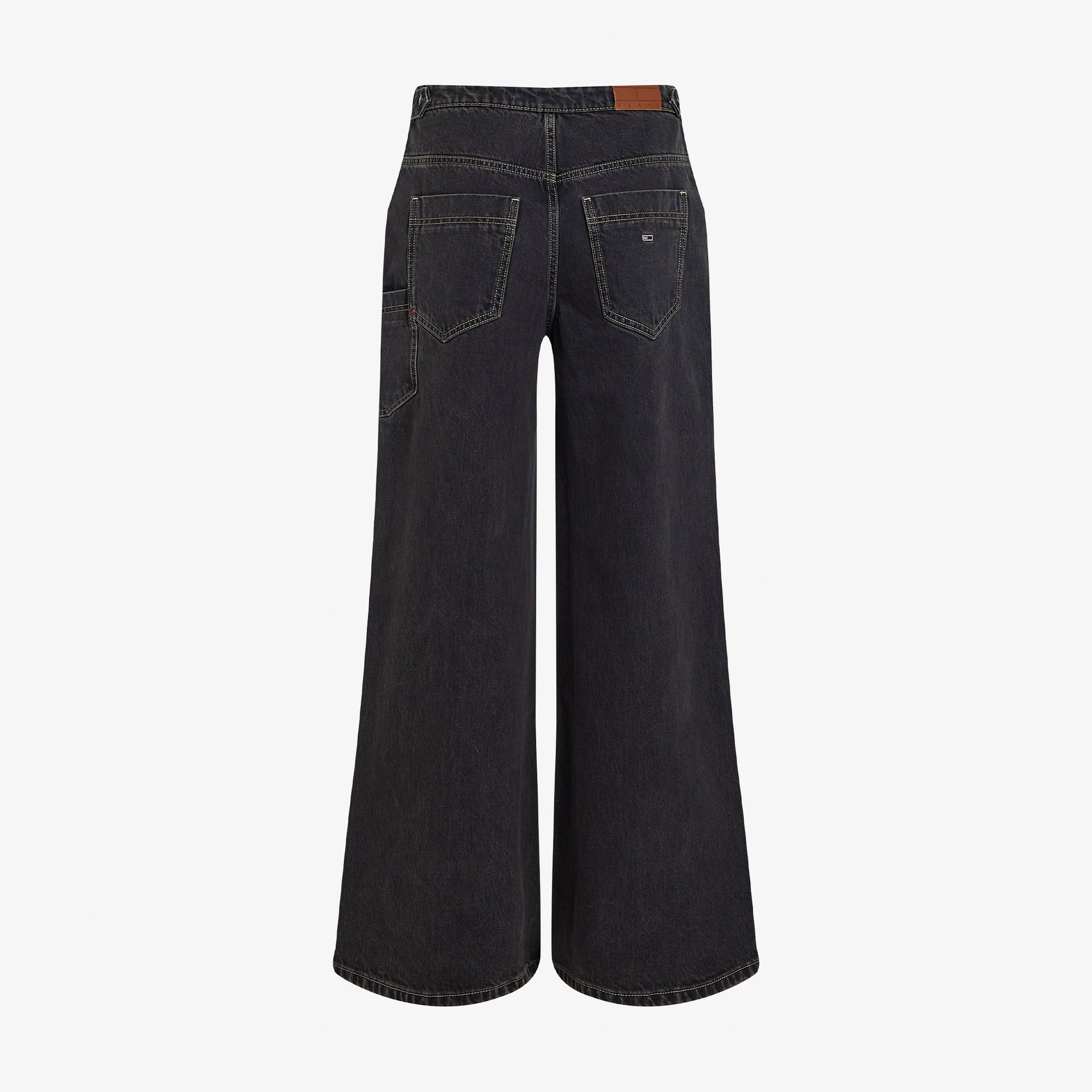 Tommy Jeans Wide Leg Carpenter Washed Kadın Lacivert Jean