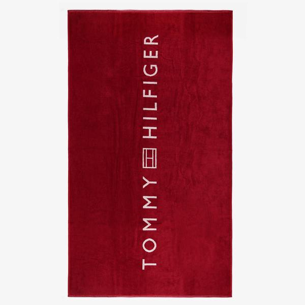 Tommy Hilfiger Unisex Kırmızı Havlu
