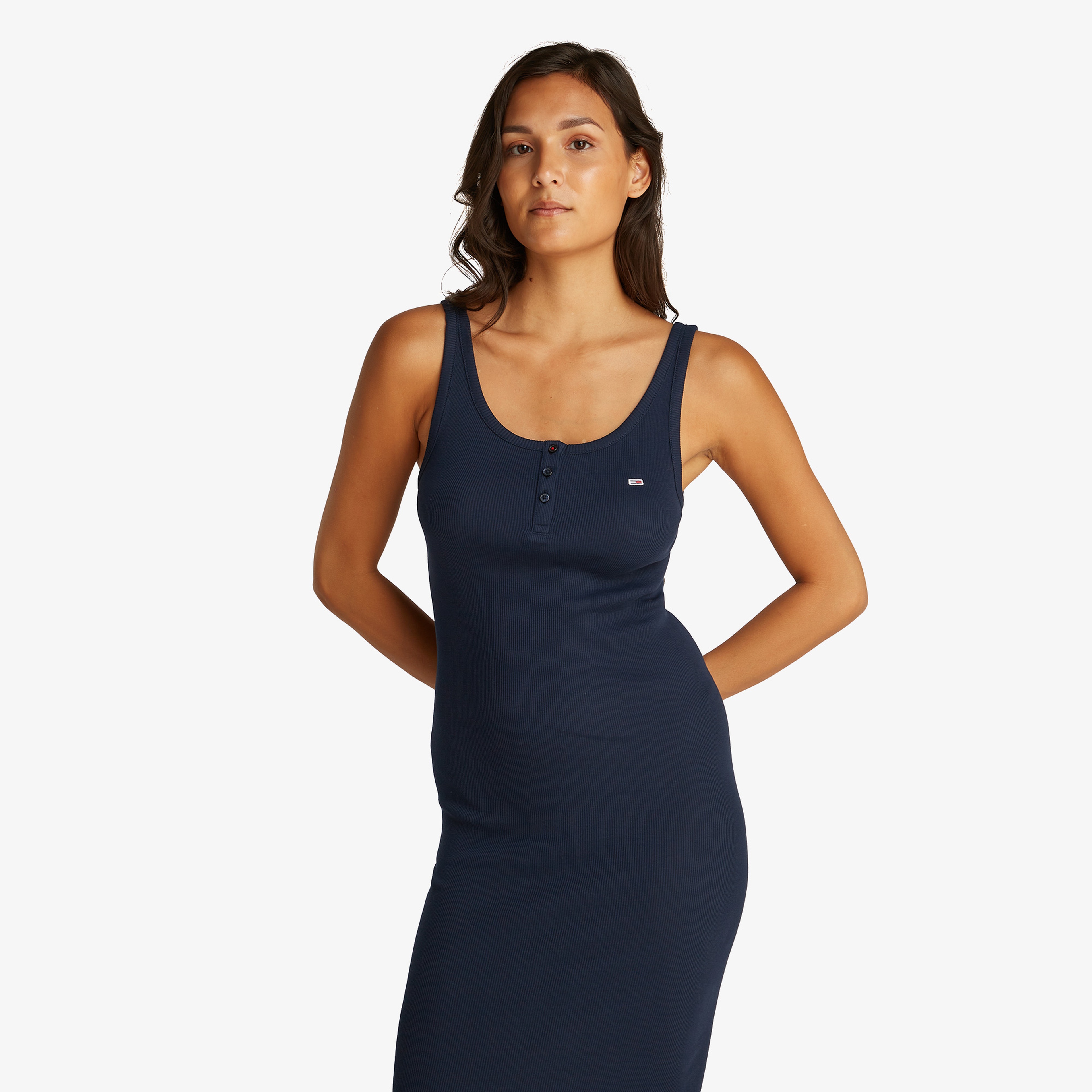 Tommy Hilfiger Kadın Mavi Elbise