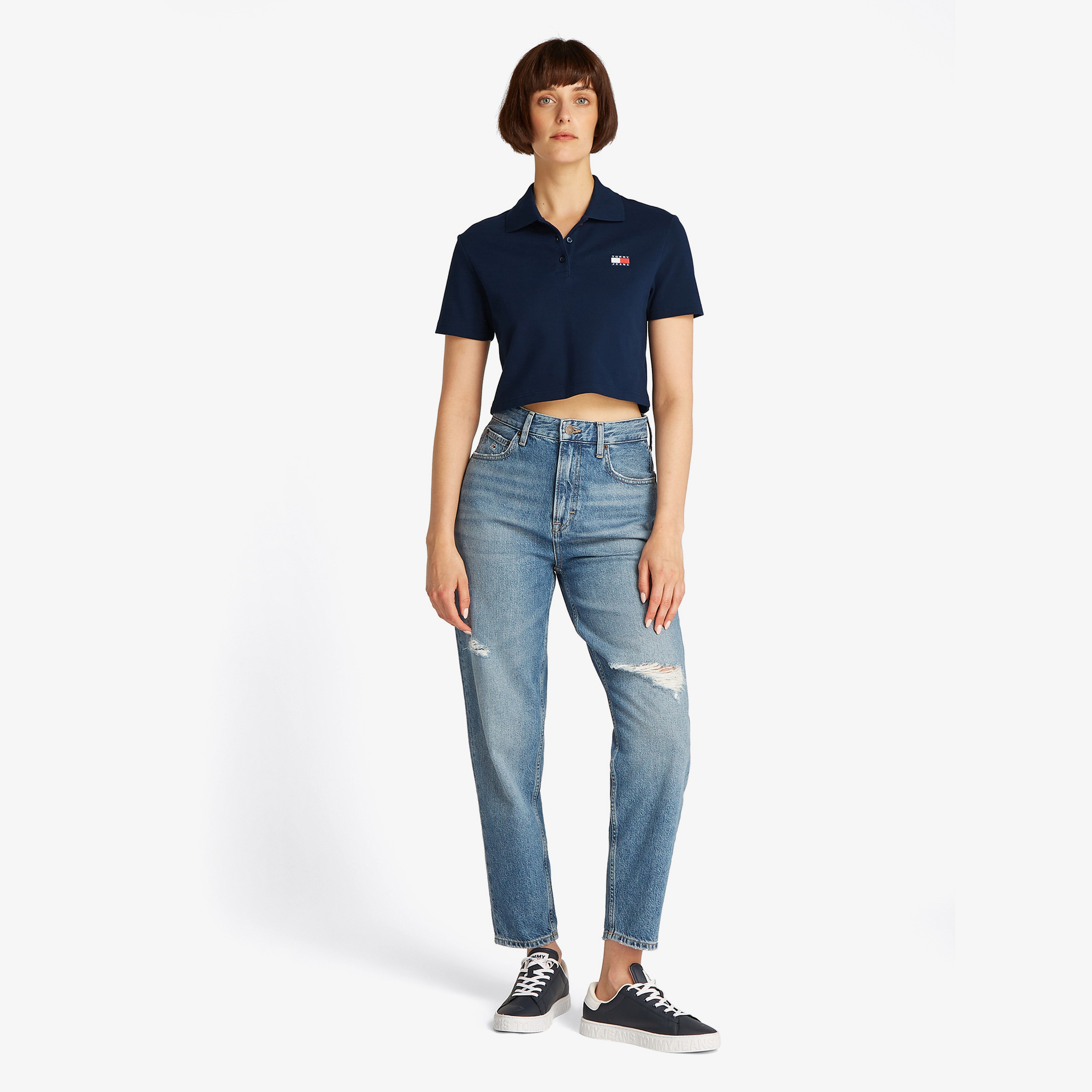 Tommy Hilfiger Kadın Mavi Polo