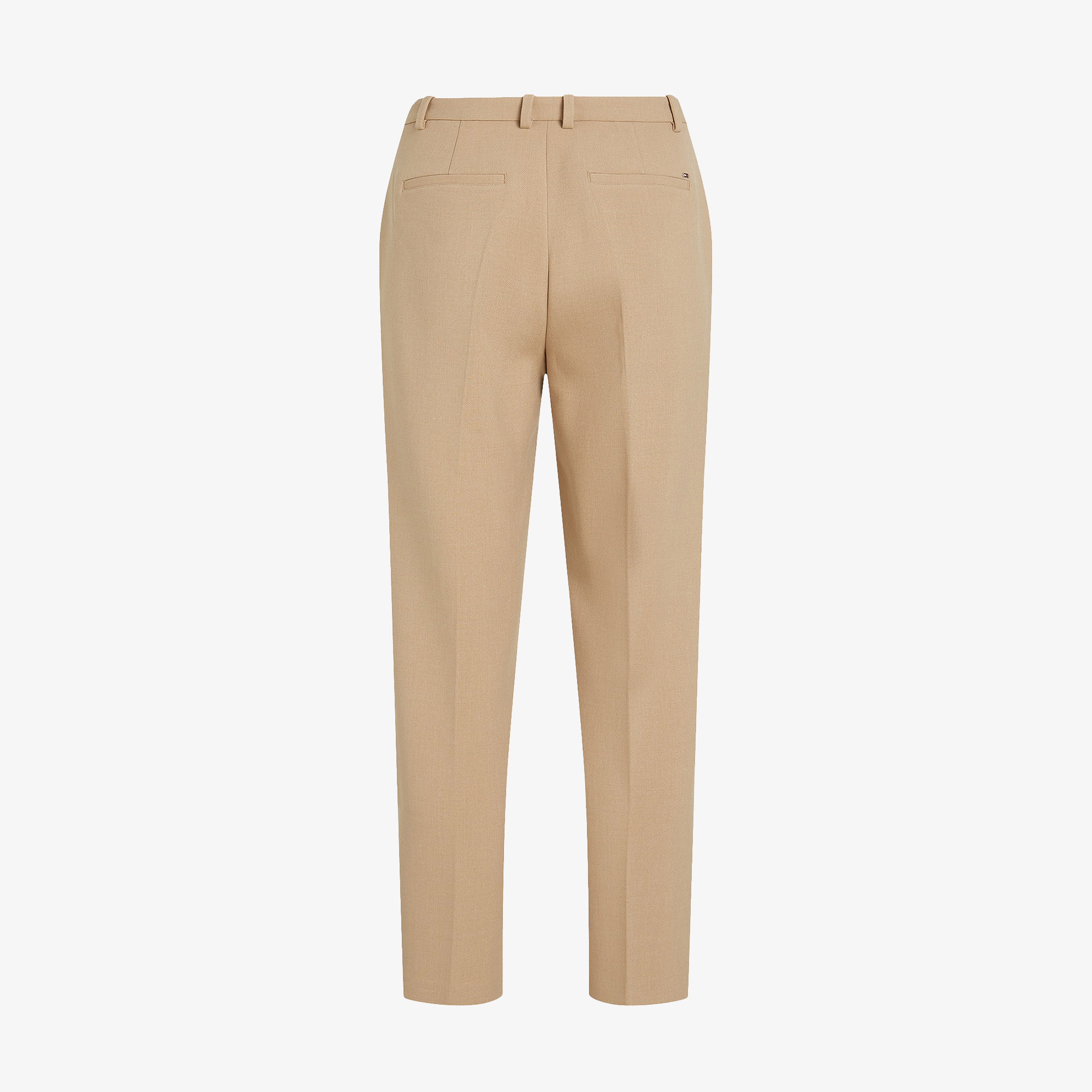 Tommy Hilfiger Punto Slim Straight Kadın Bej Pantolon