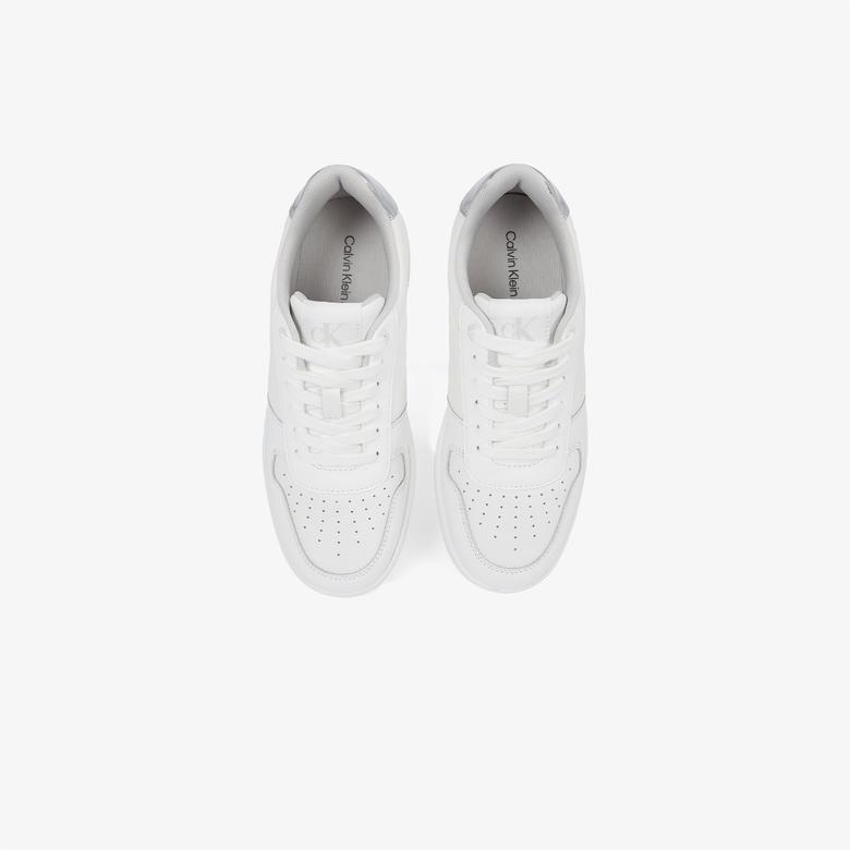 Calvin Klein Basket Cupsole Low Kadın Beyaz Sneaker