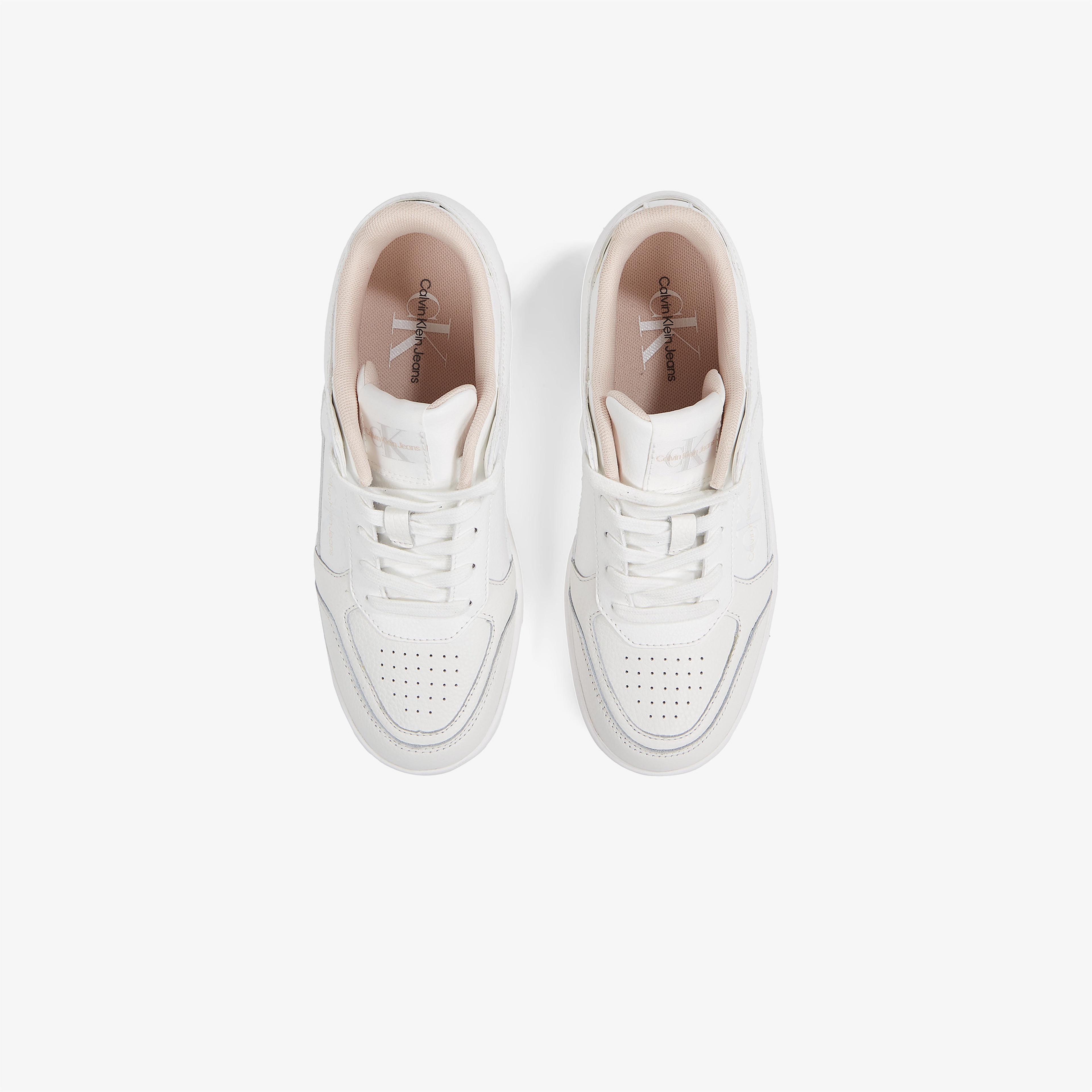 Calvin Klein Basket Cupsole Low Mix Kadın Beyaz Sneaker