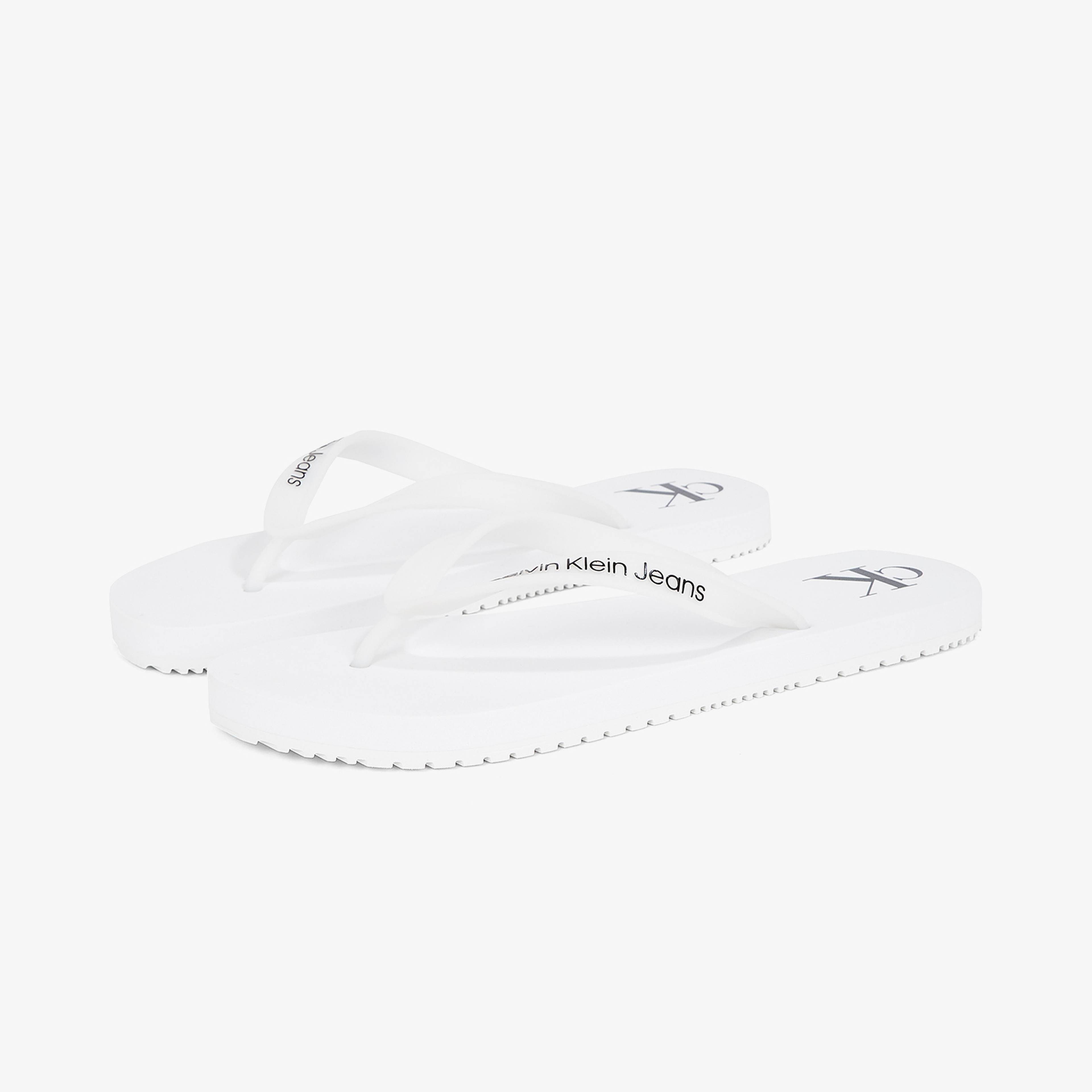 Calvin Klein Erkek Beyaz Terlik