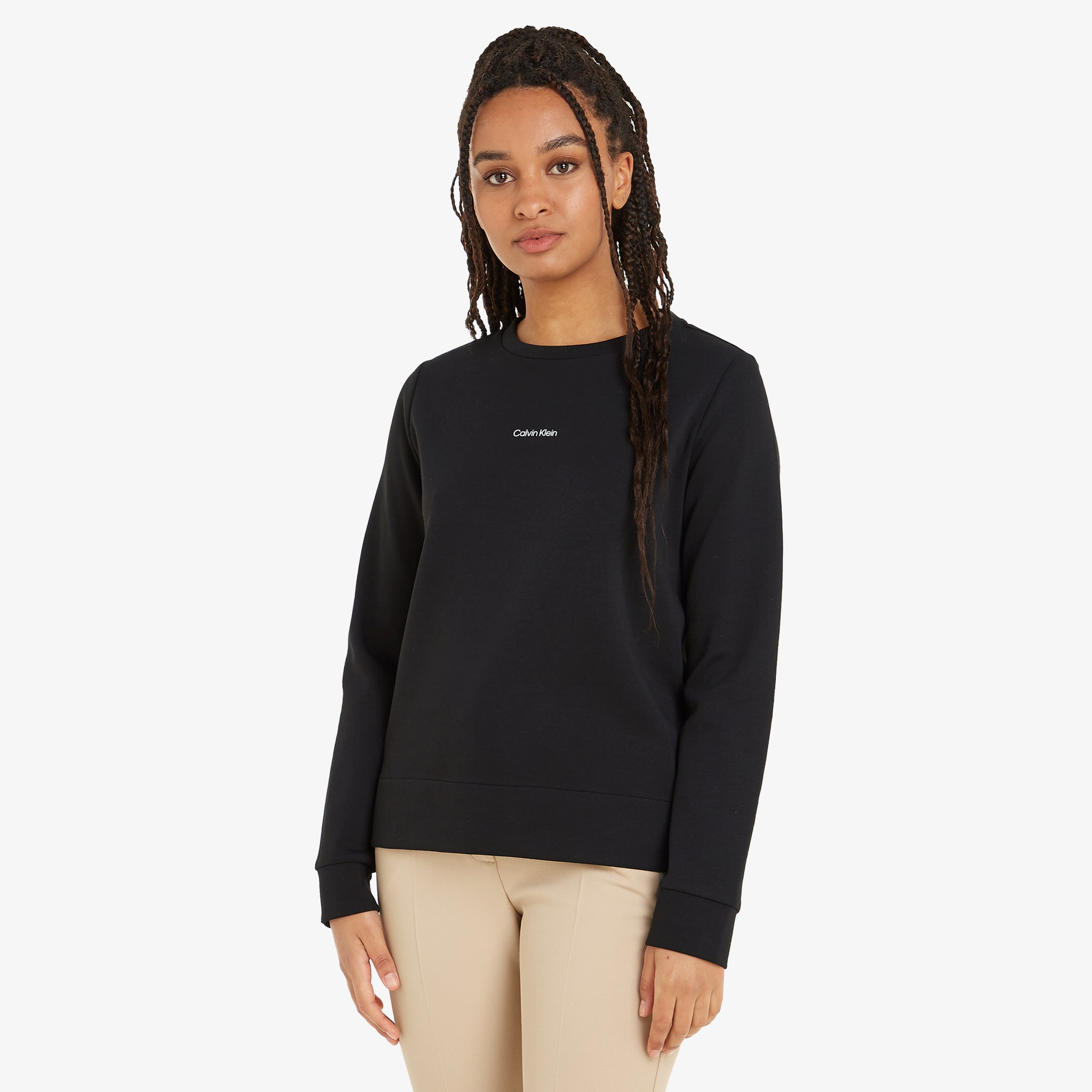 Calvin Klein Kadın Siyah Sweatshirt