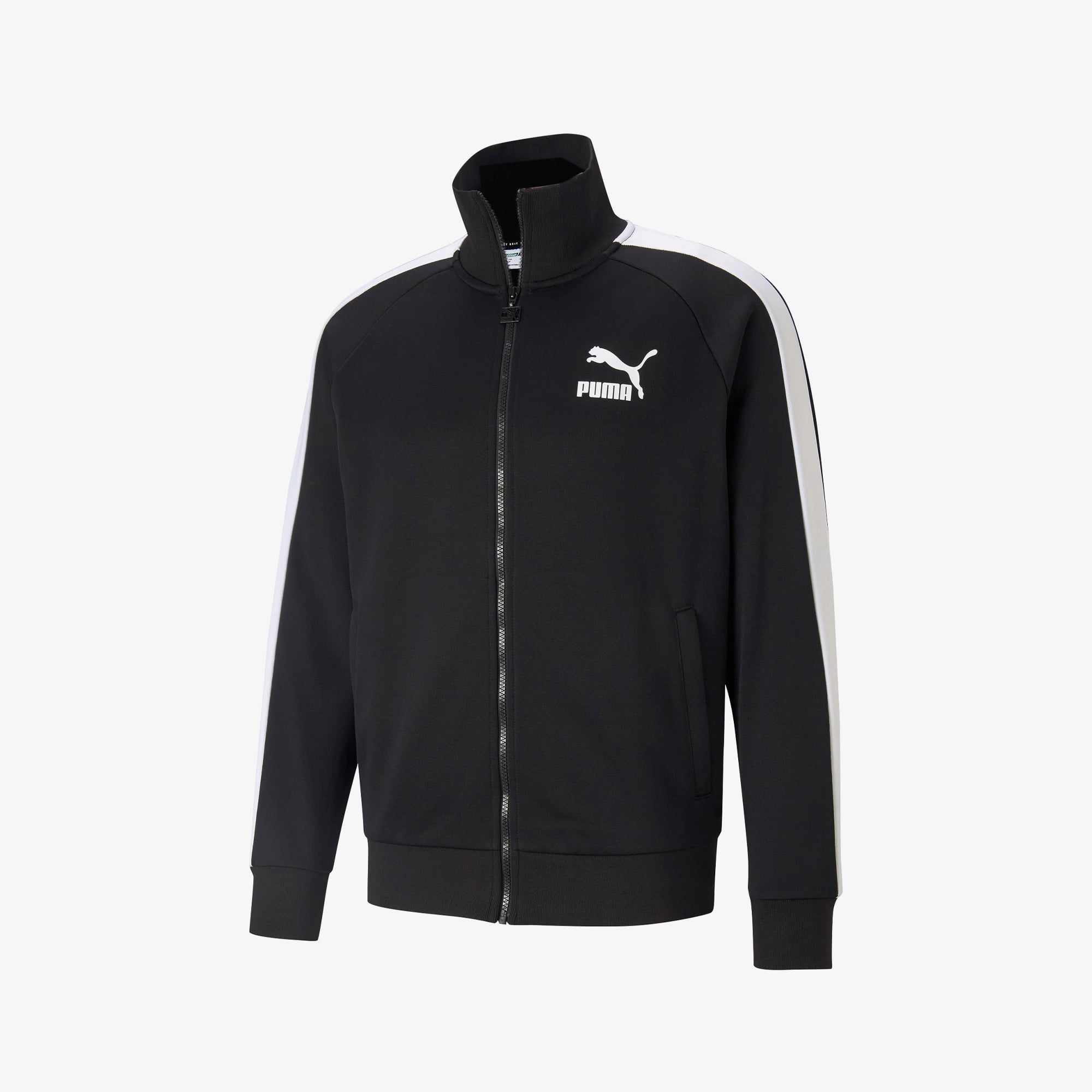 Puma Iconic T7 Erkek Siyah Eşofman Üstü