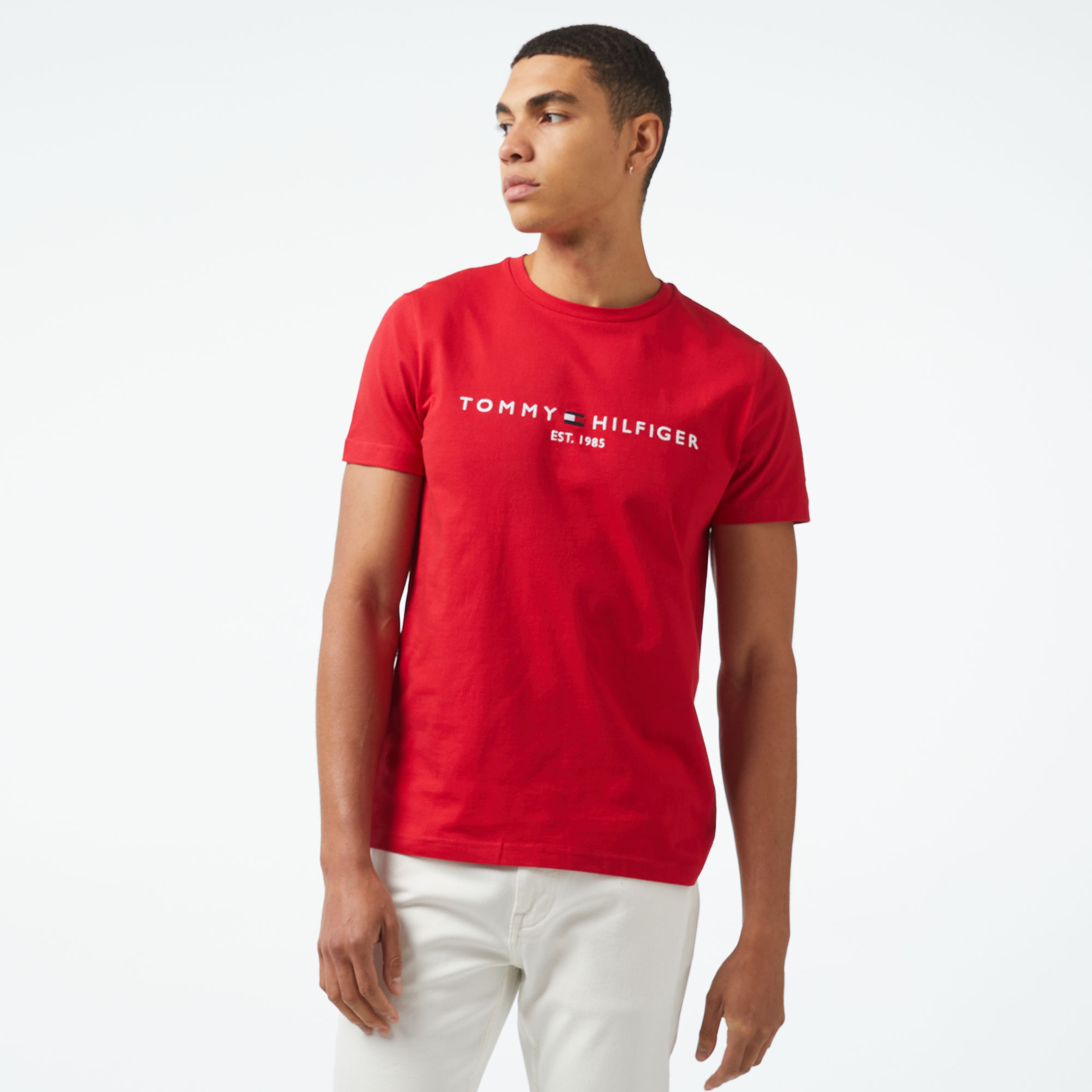 Tommy Hilfiger Erkek Kırmızı Tshirt