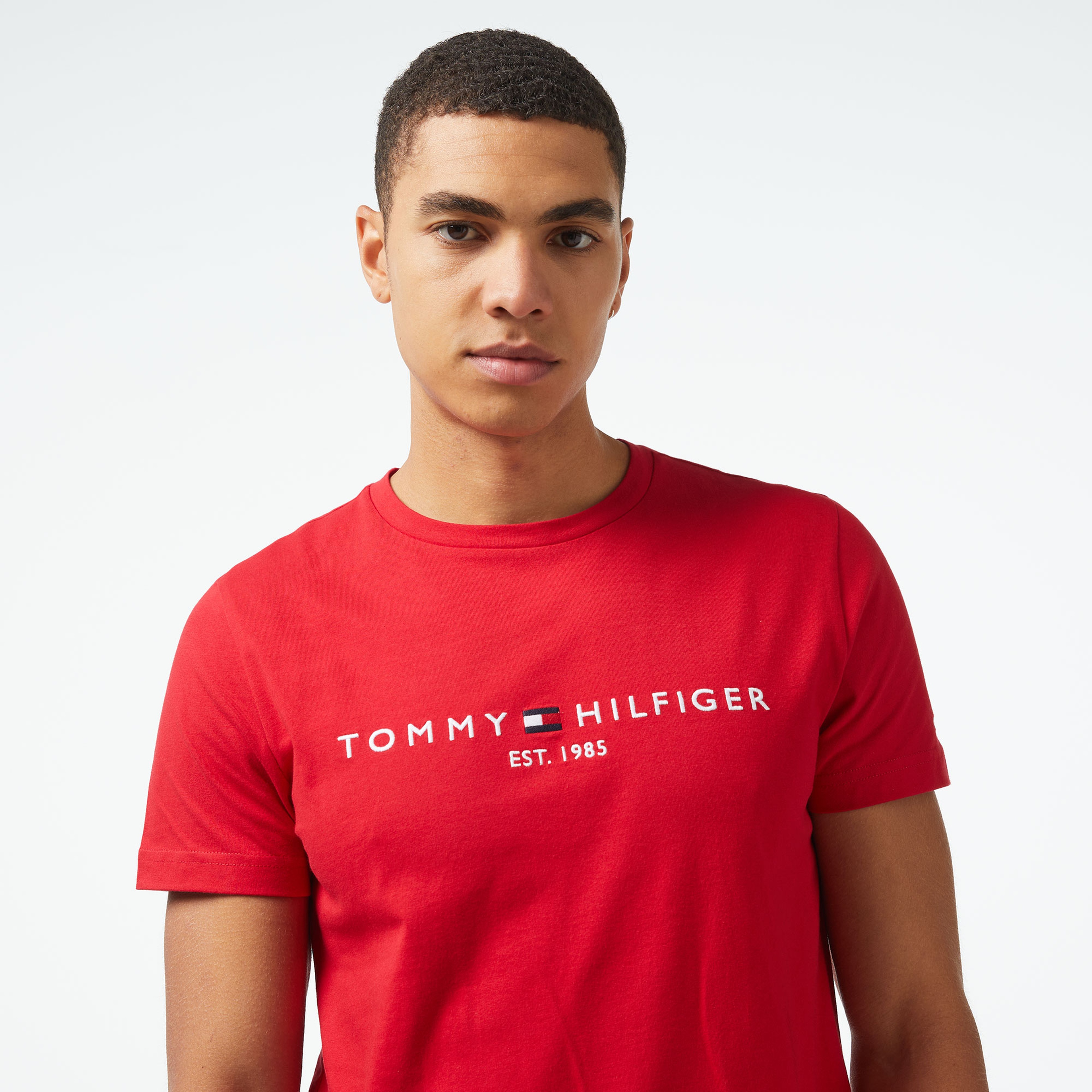 Tommy Hilfiger Erkek Kırmızı Tshirt
