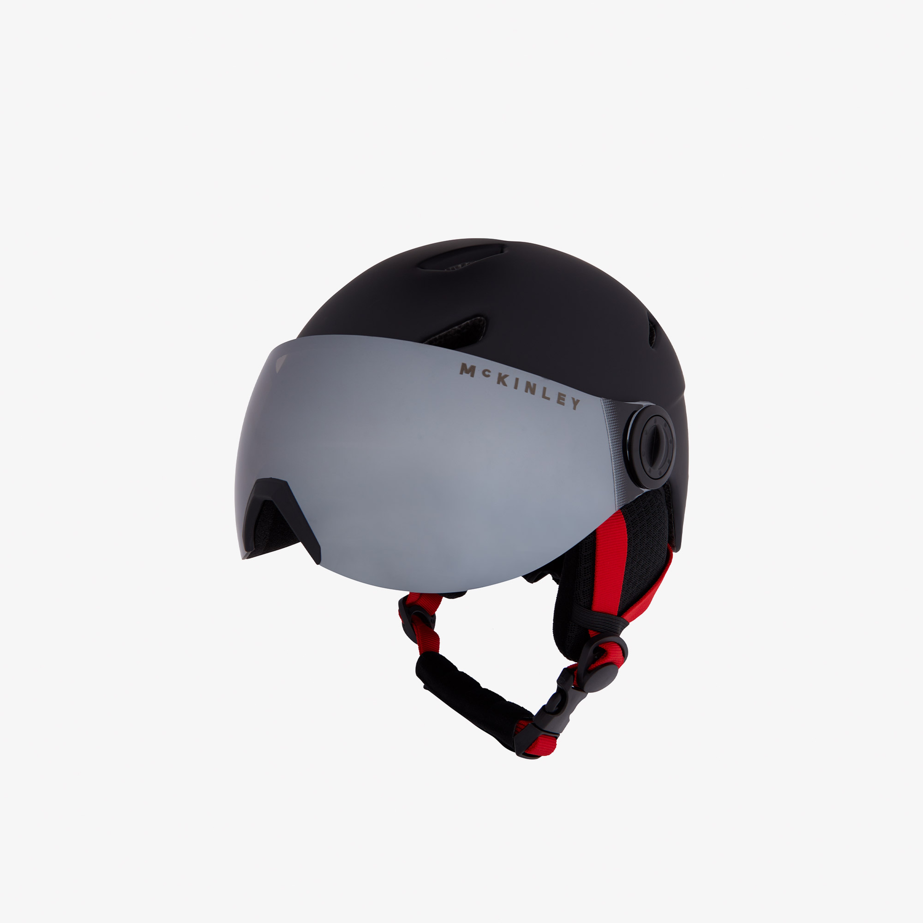 Mc Kinley Pulse S3 Vizörlü Çocuk Siyah Kayak Kaskı