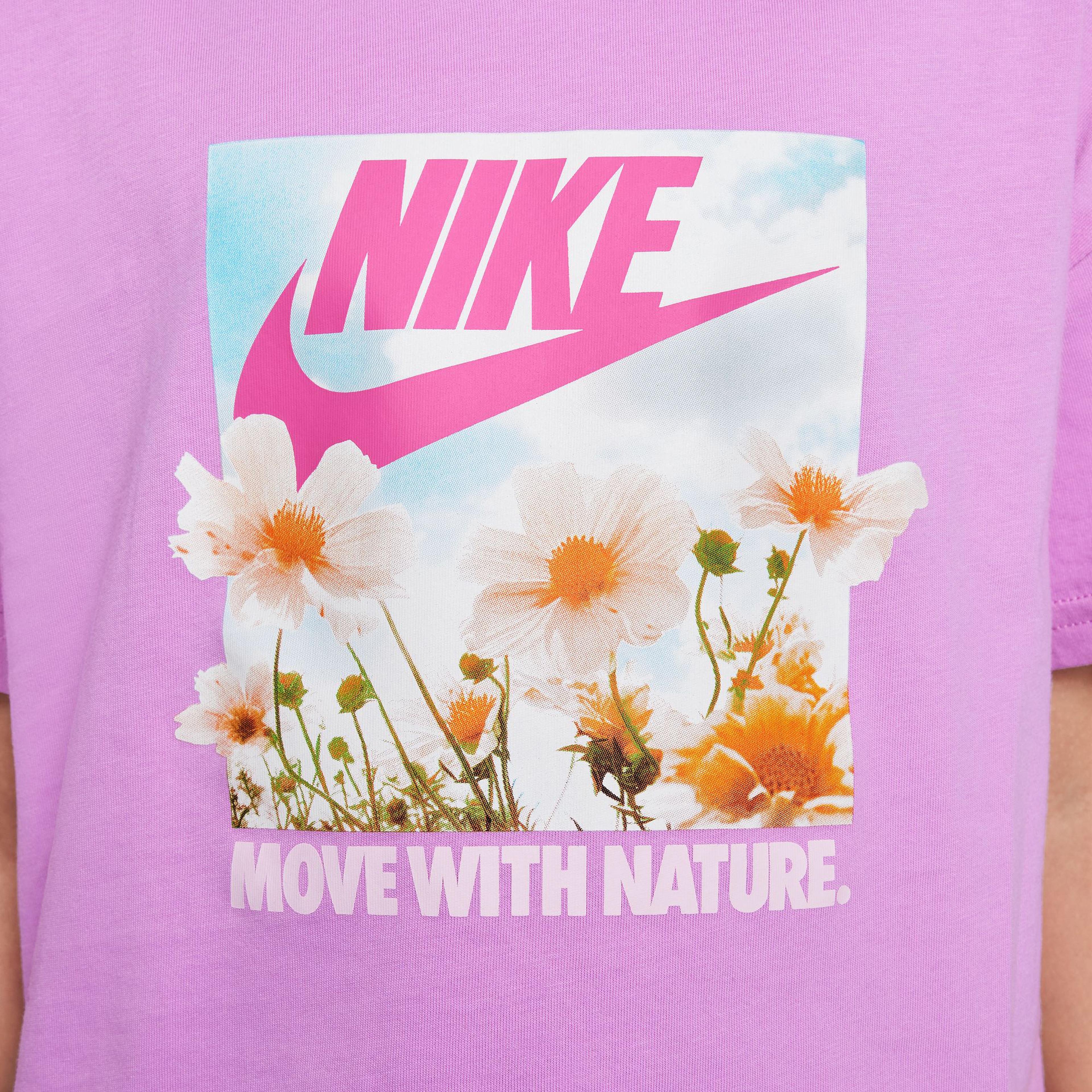 Nike Sportswear Çocuk Mor T-Shirt
