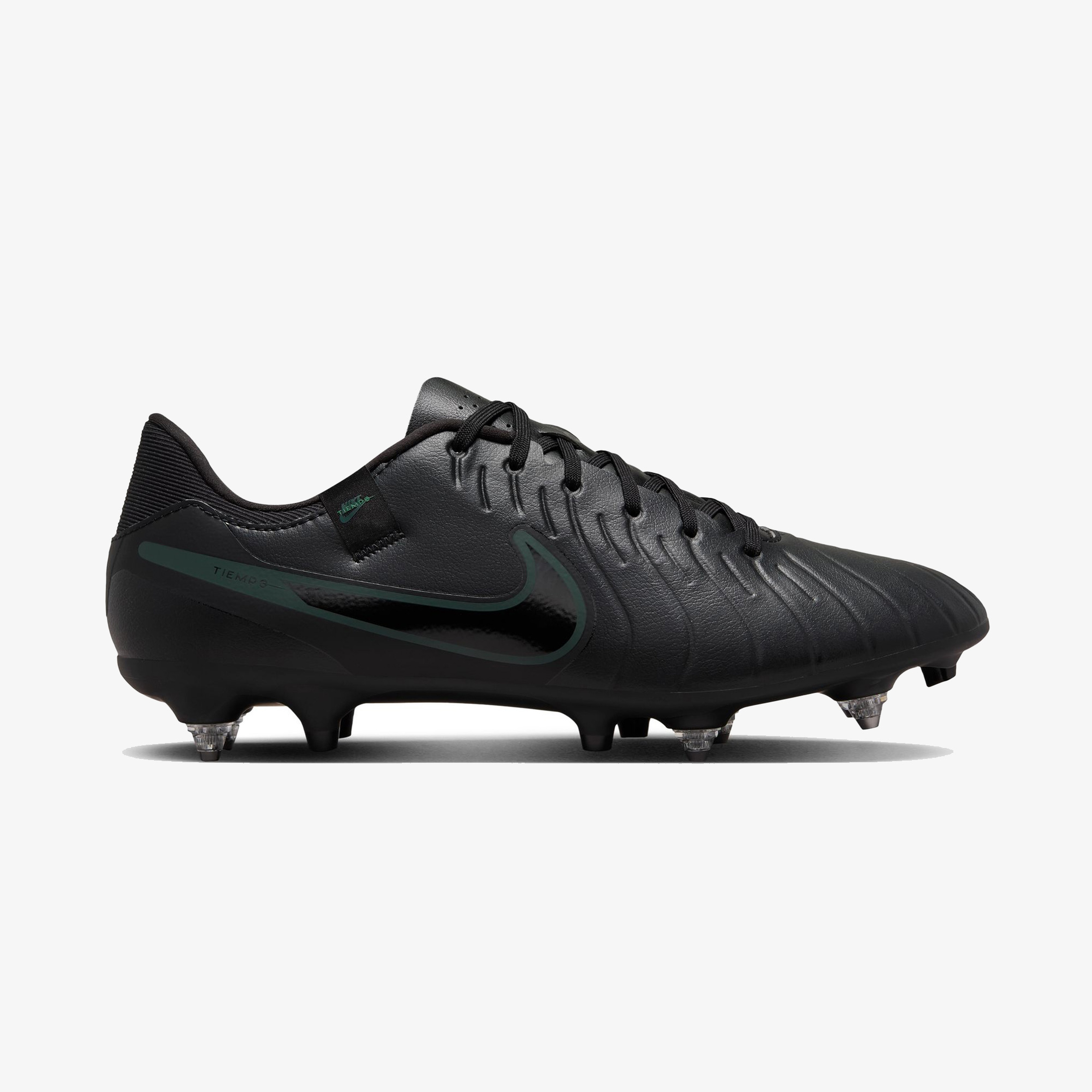 Nike Tiempo Legend 10 Academy Düşük Bilekli Erkek Siyah Çim Saha Kramponu