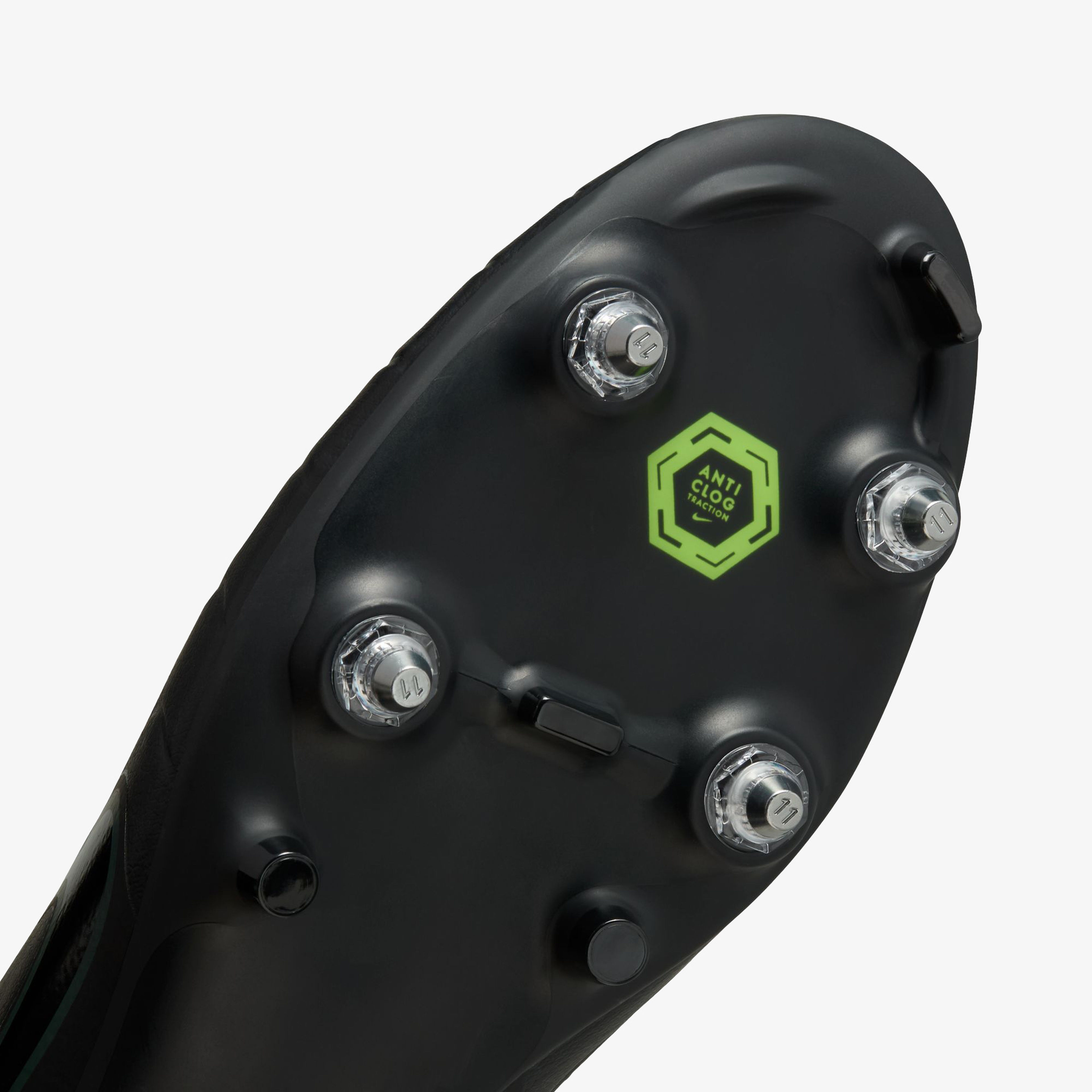 Nike Tiempo Legend 10 Academy Düşük Bilekli Erkek Siyah Çim Saha Kramponu