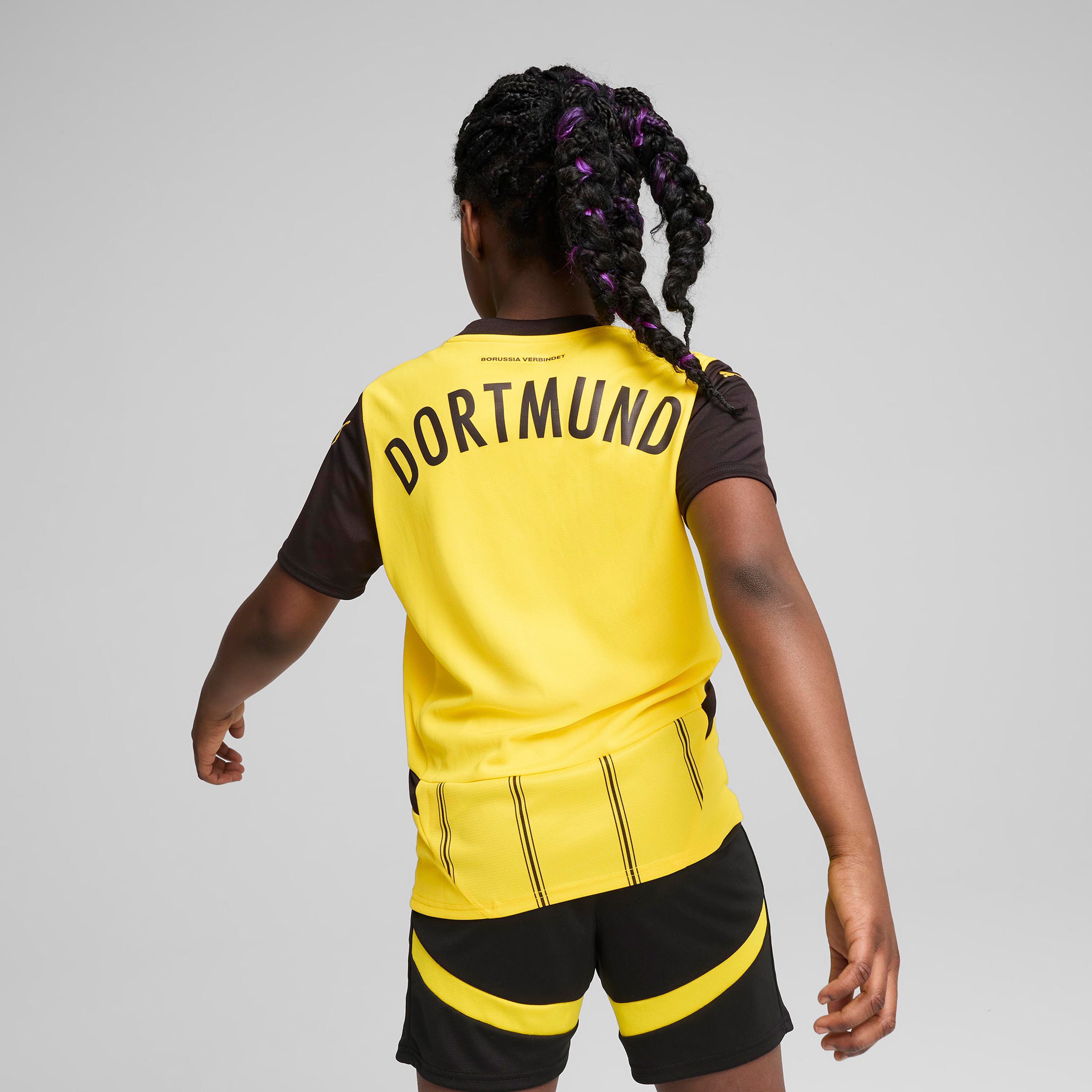 Puma Borussia Dortmund 2024-25 Çocuk Sarı Futbol Forması