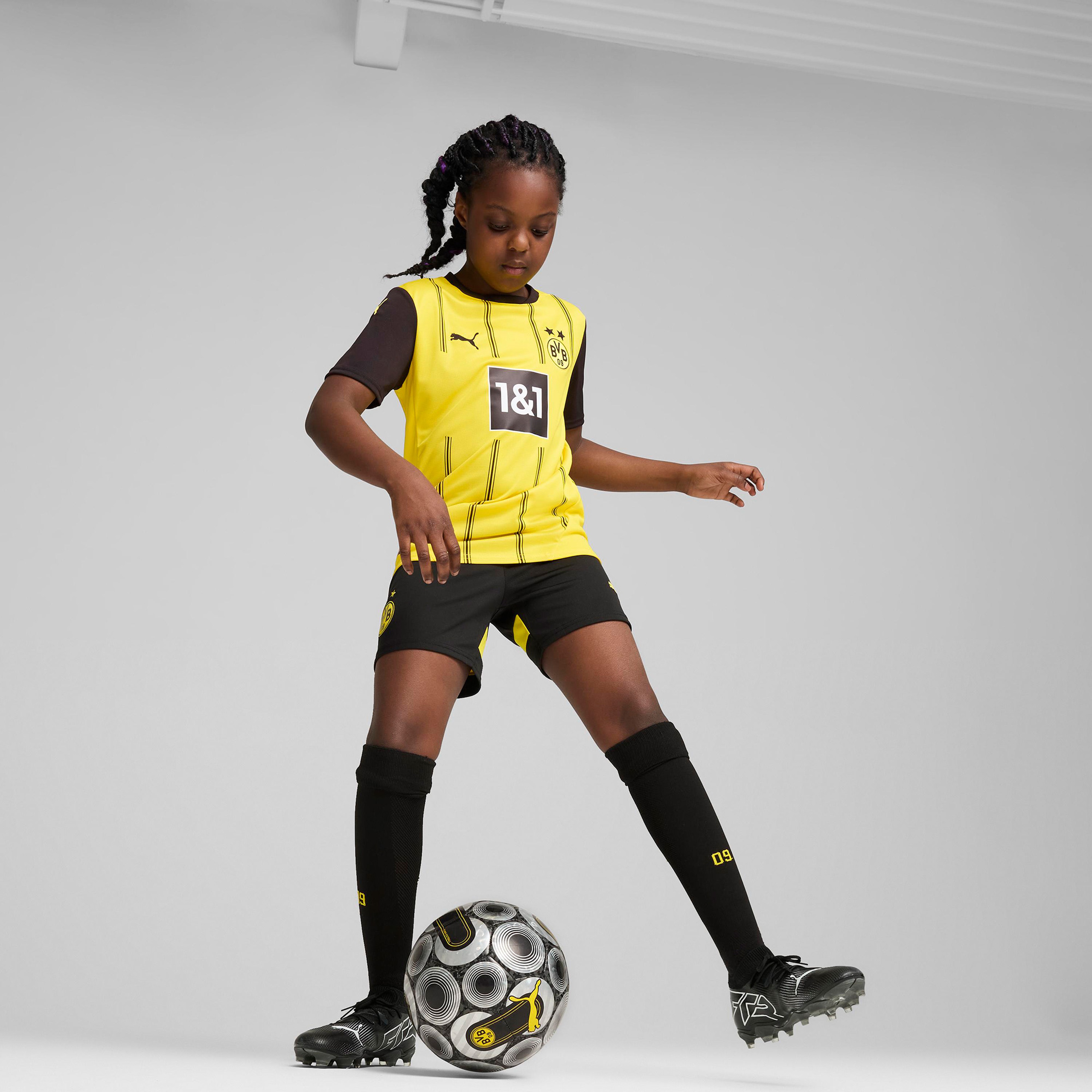 Puma Borussia Dortmund 2024-25 Çocuk Sarı Futbol Forması
