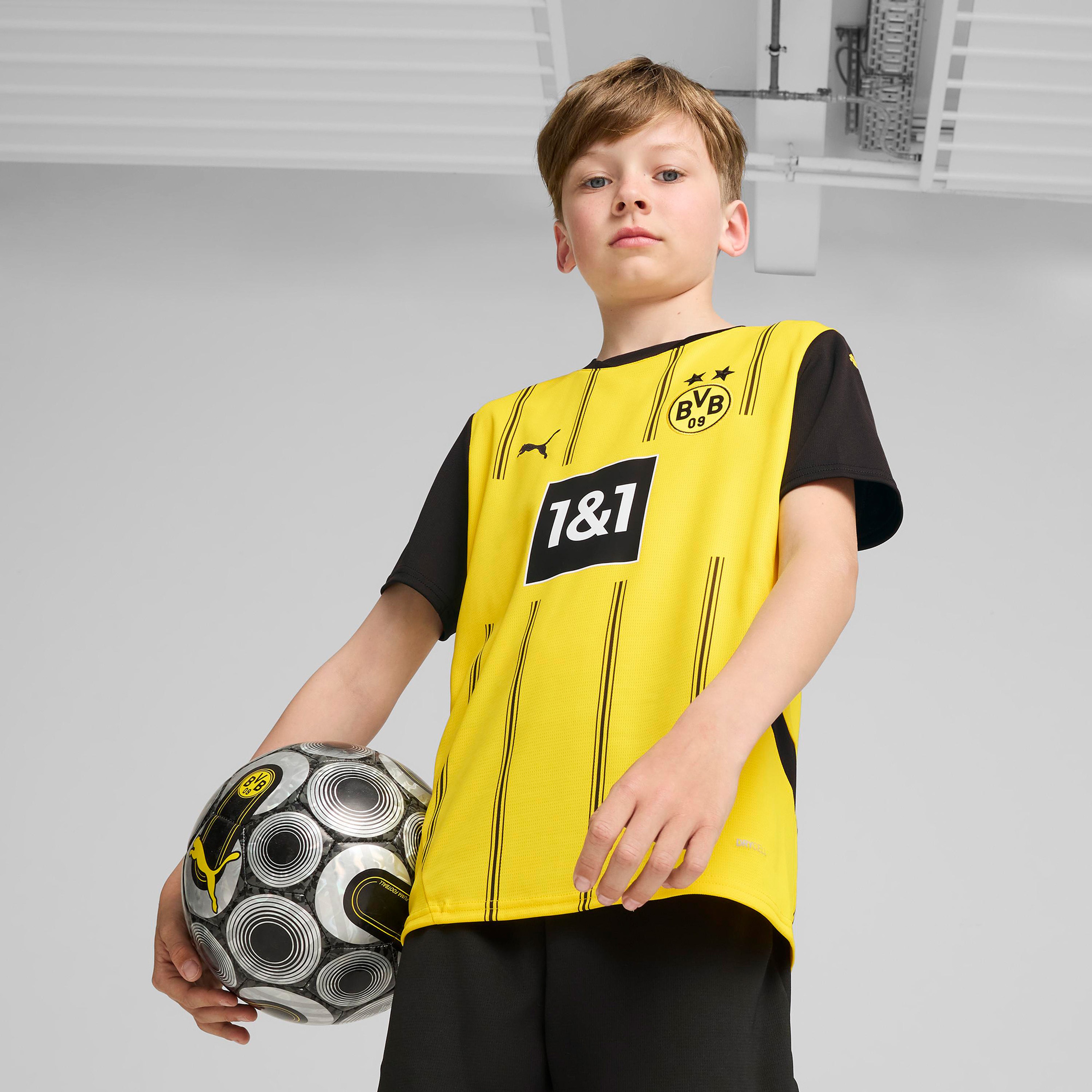 Puma Borussia Dortmund 2024-25 Çocuk Sarı Futbol Forması