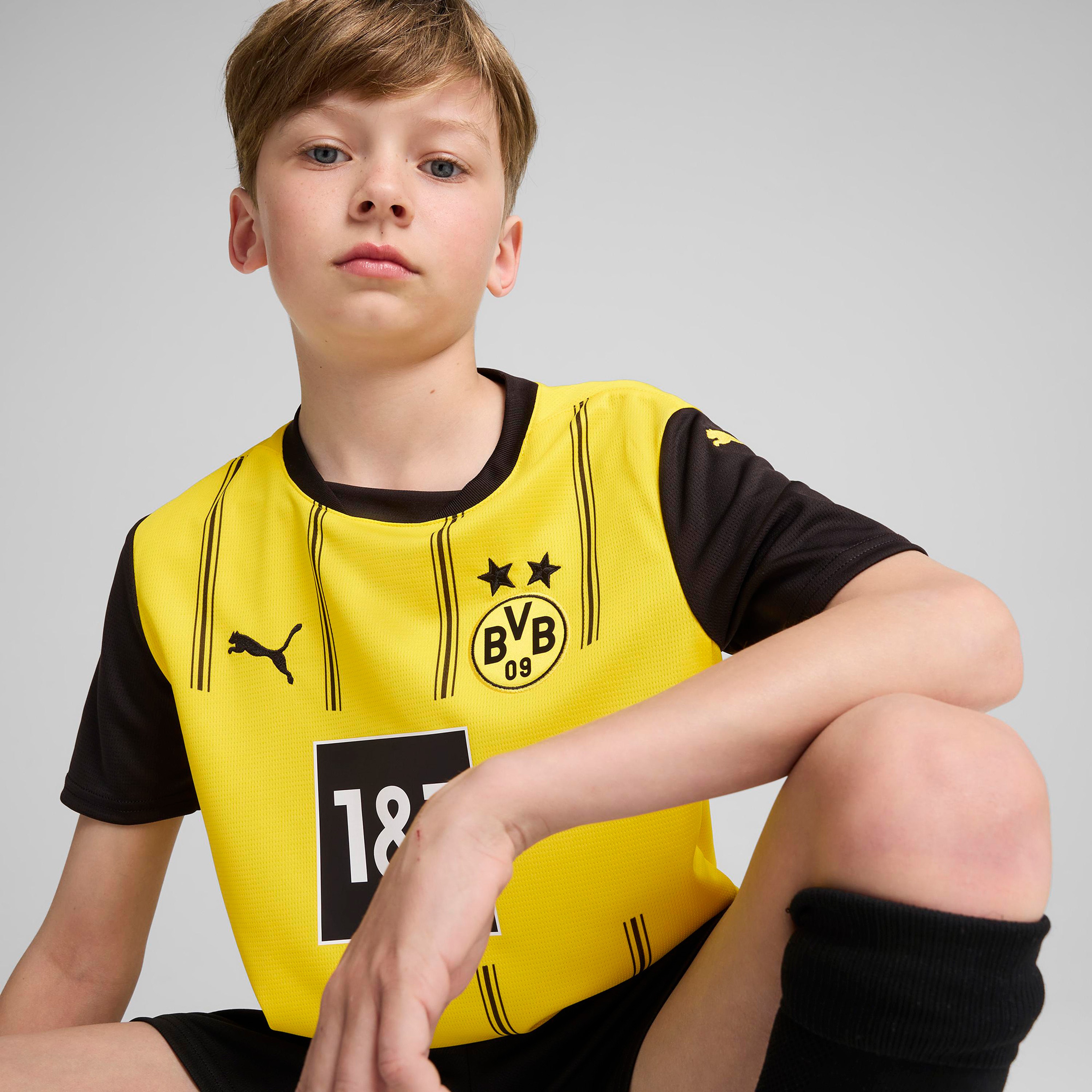 Puma Borussia Dortmund 2024-25 Çocuk Sarı Futbol Forması