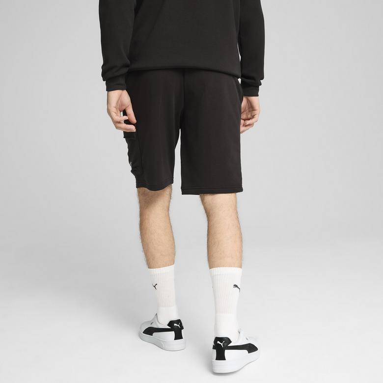 Puma Essentials No 1 Erkek Siyah Antrenman Şortu