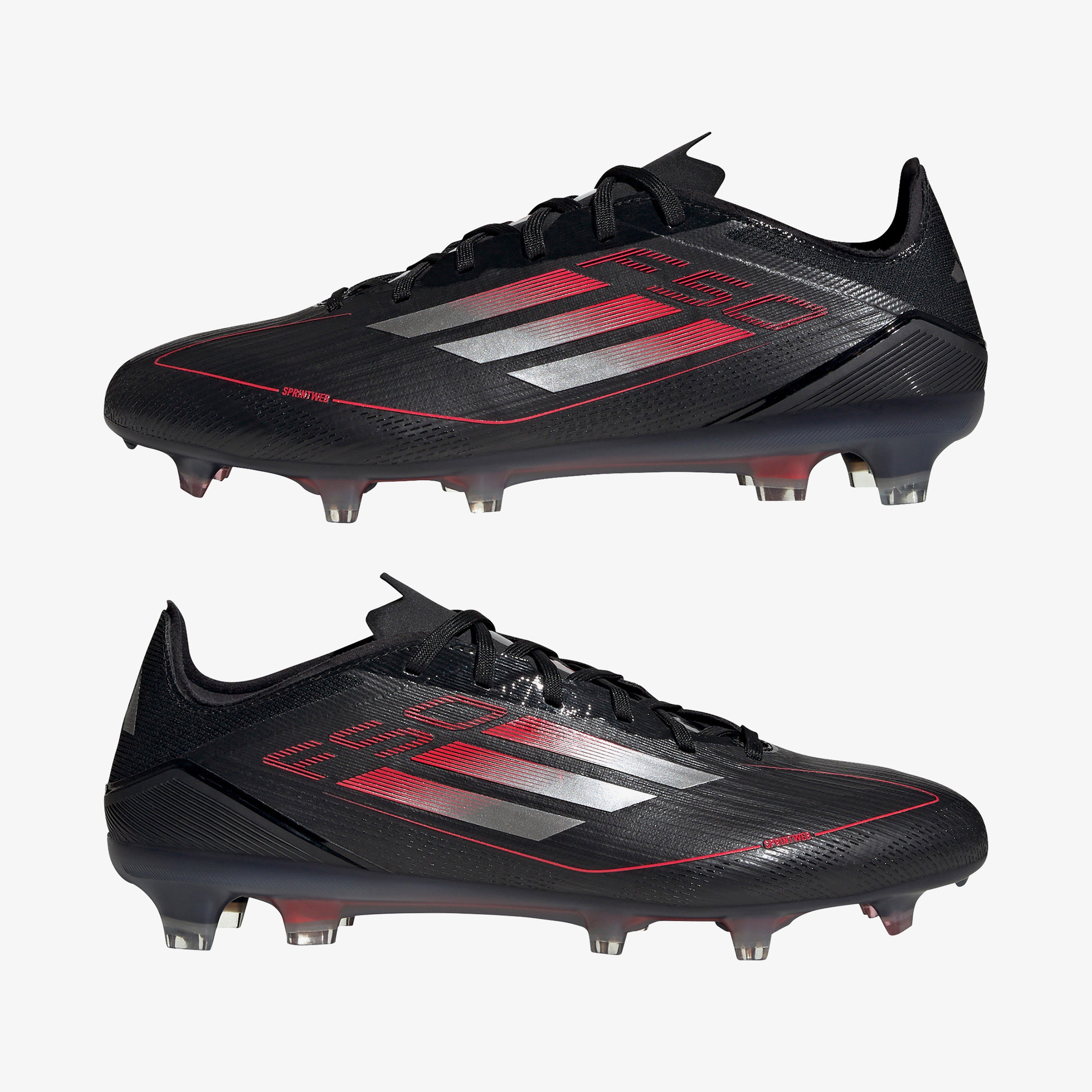 adidas F50 Pro Erkek Siyah Çim Saha Kramponu