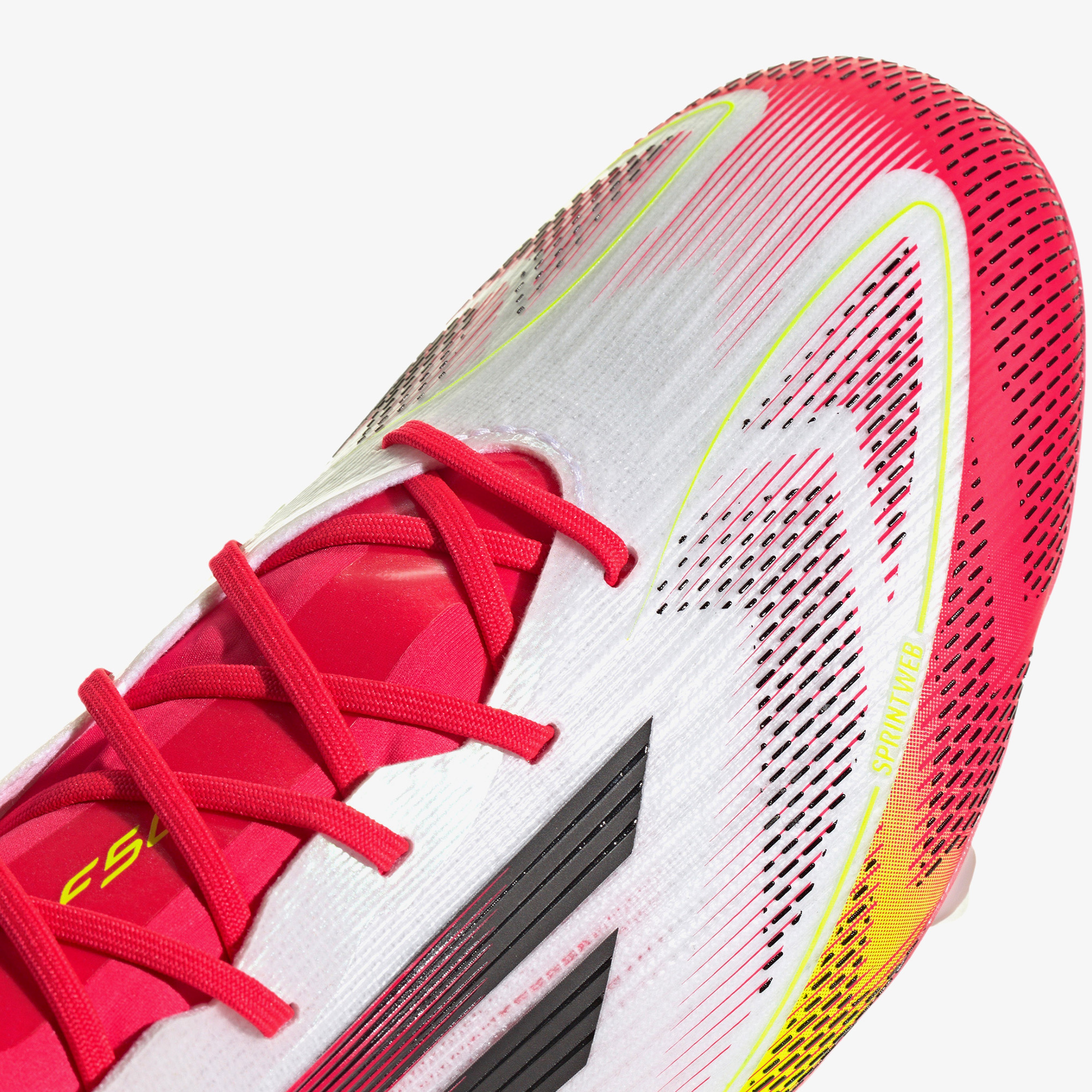 adidas F50 Elite Yumuşak Zemin Erkek Beyaz Çim Saha Kramponu