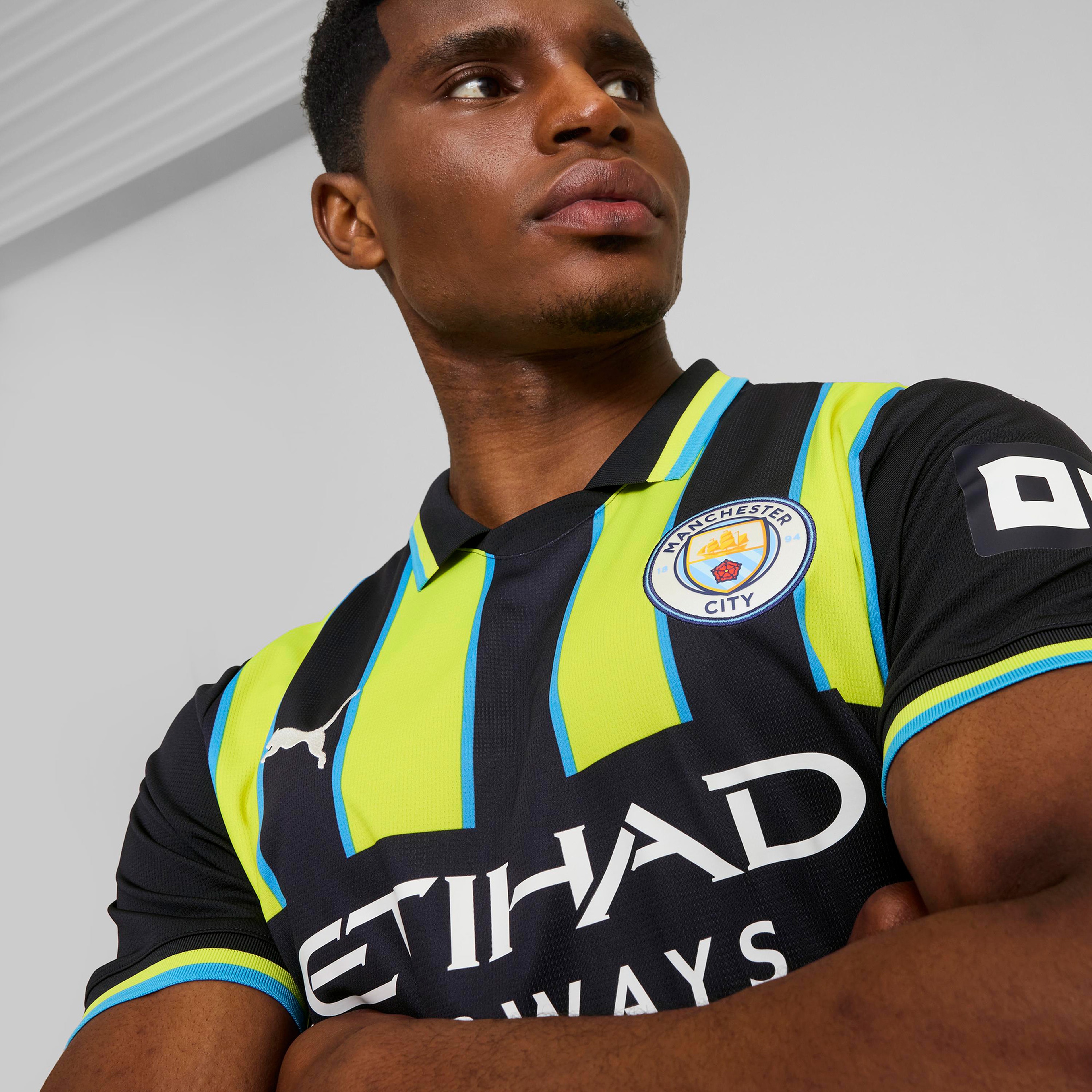 Puma Manchester City 2024-25 Erkek Sarı Futbol Forması