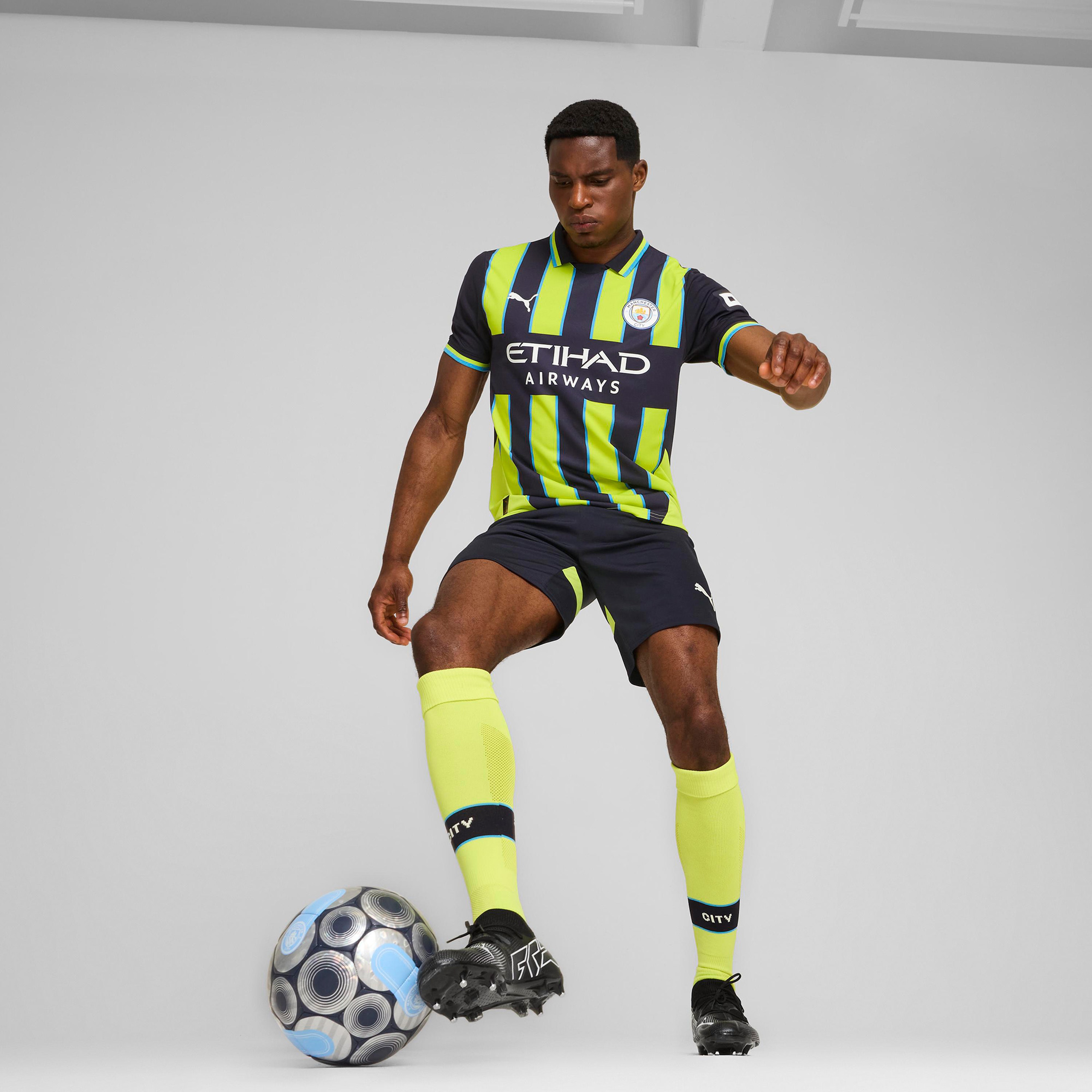 Puma Manchester City 2024-25 Erkek Sarı Futbol Forması