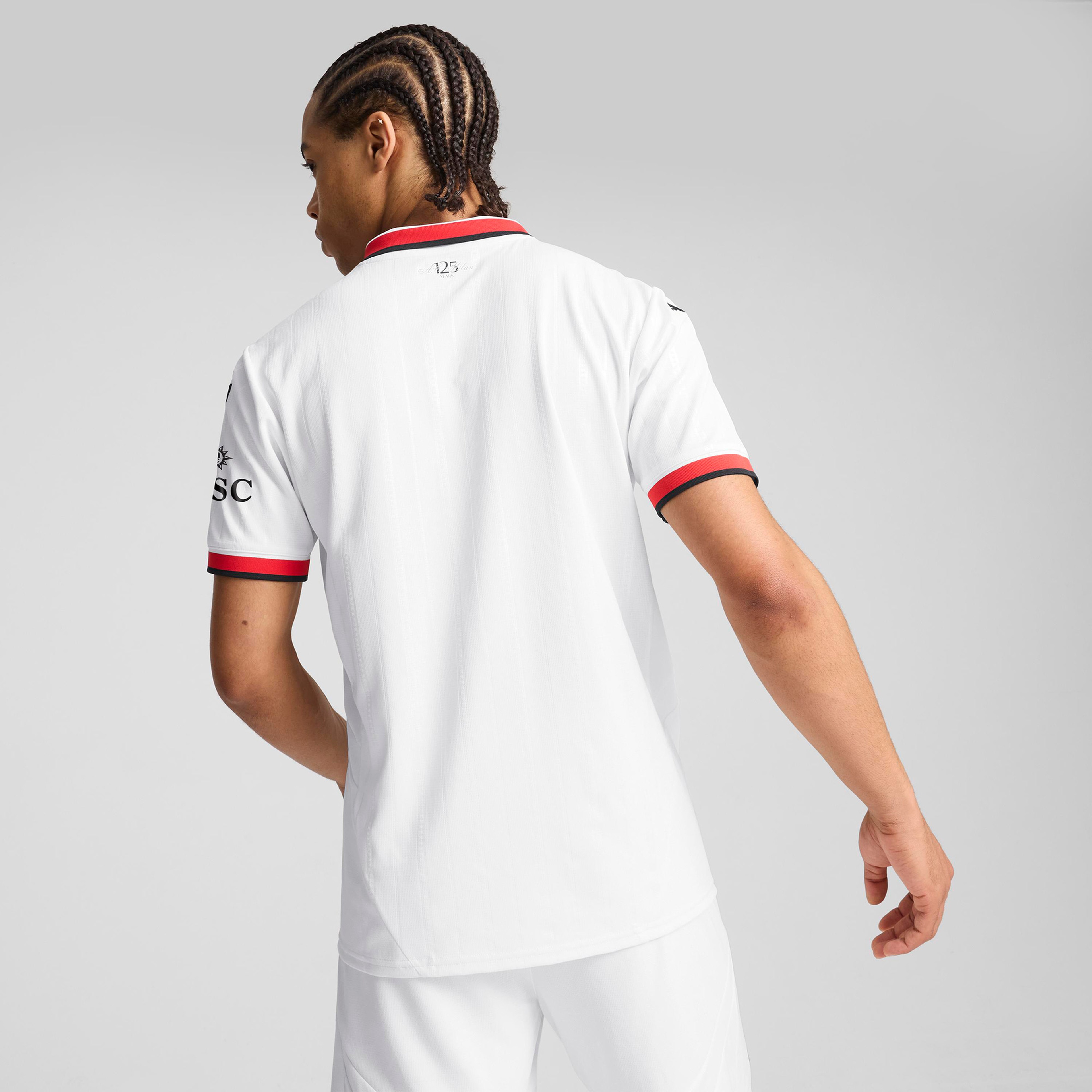 Puma AC Milan 2024-25 Erkek Beyaz Deplasman Forması