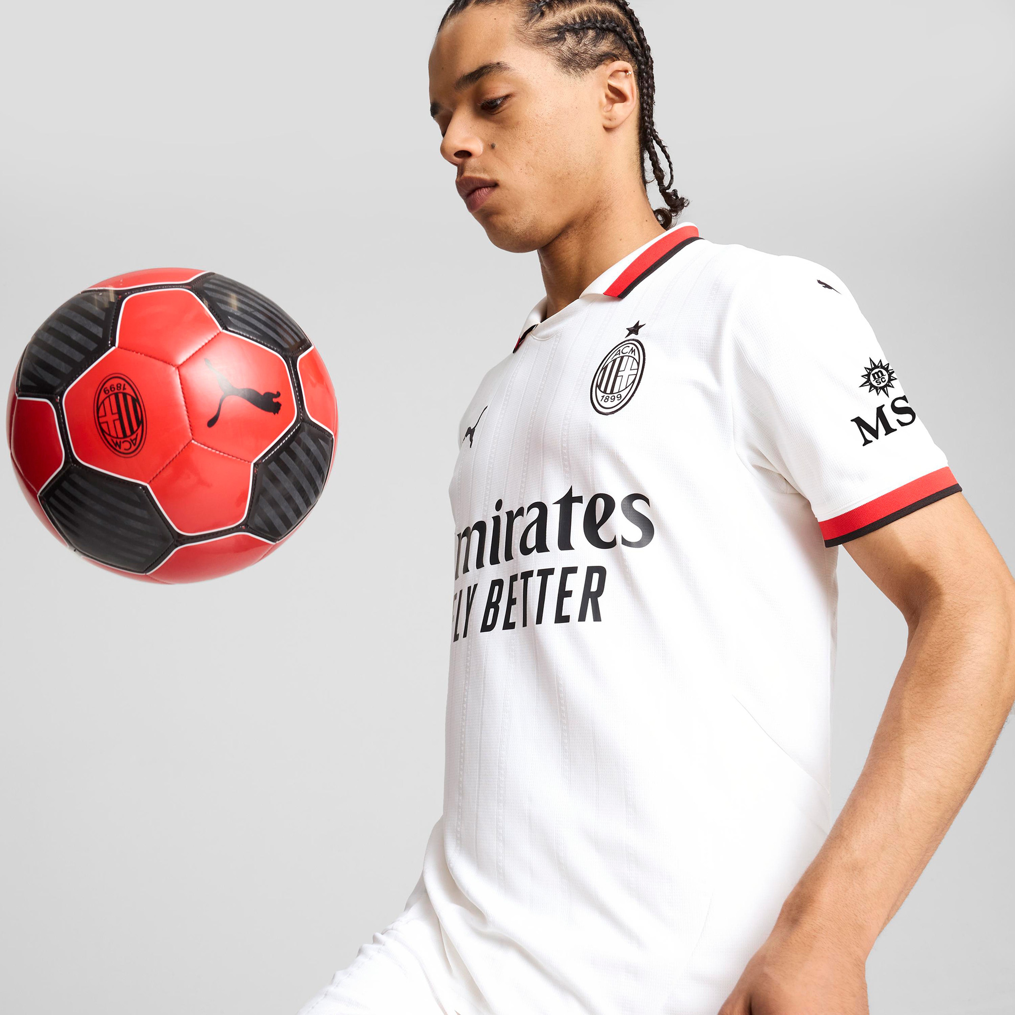 Puma AC Milan 2024-25 Erkek Beyaz Deplasman Forması