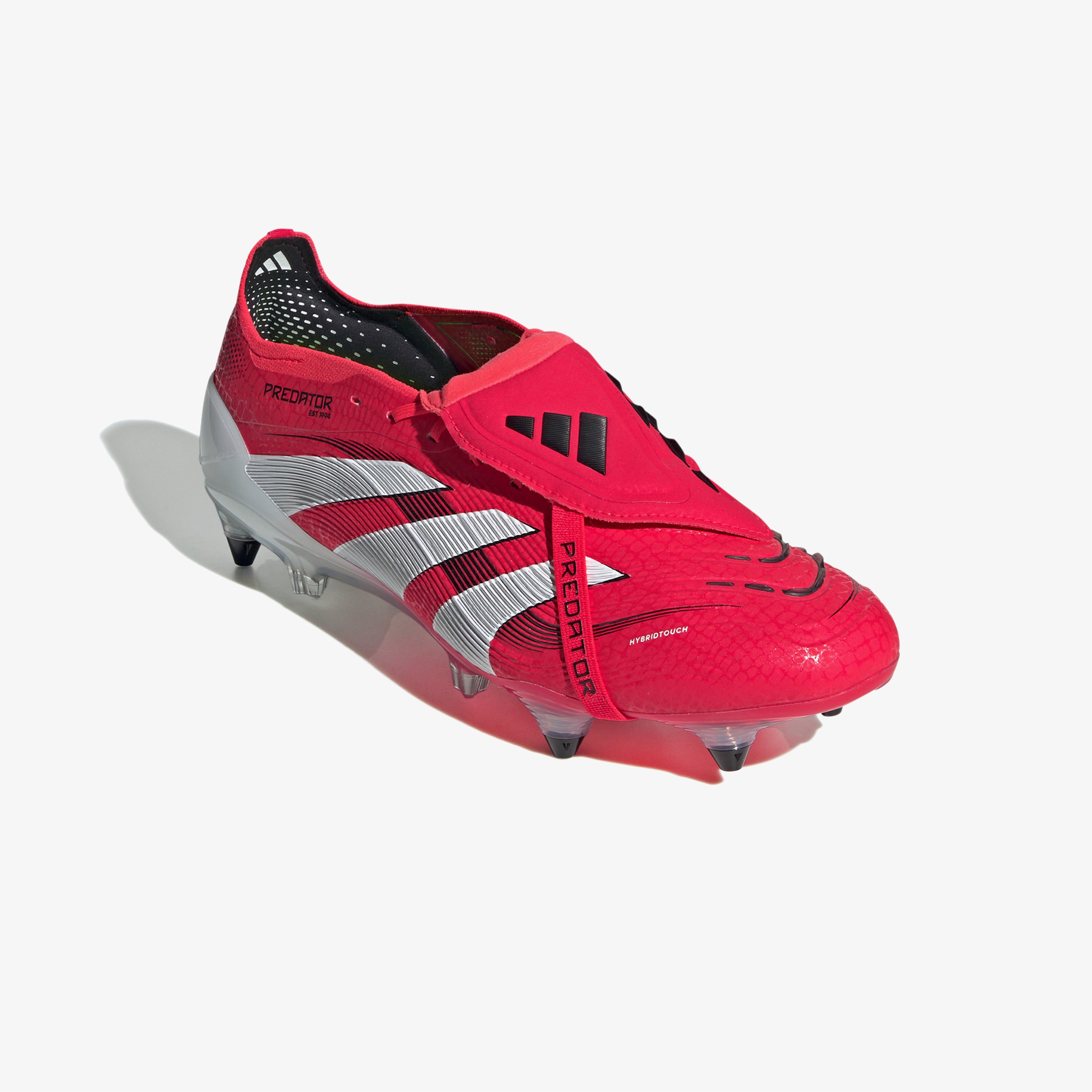 adidas Predator Pro Fold Over Tongue Mg Erkek Kırmızı Çim Saha Kramponu