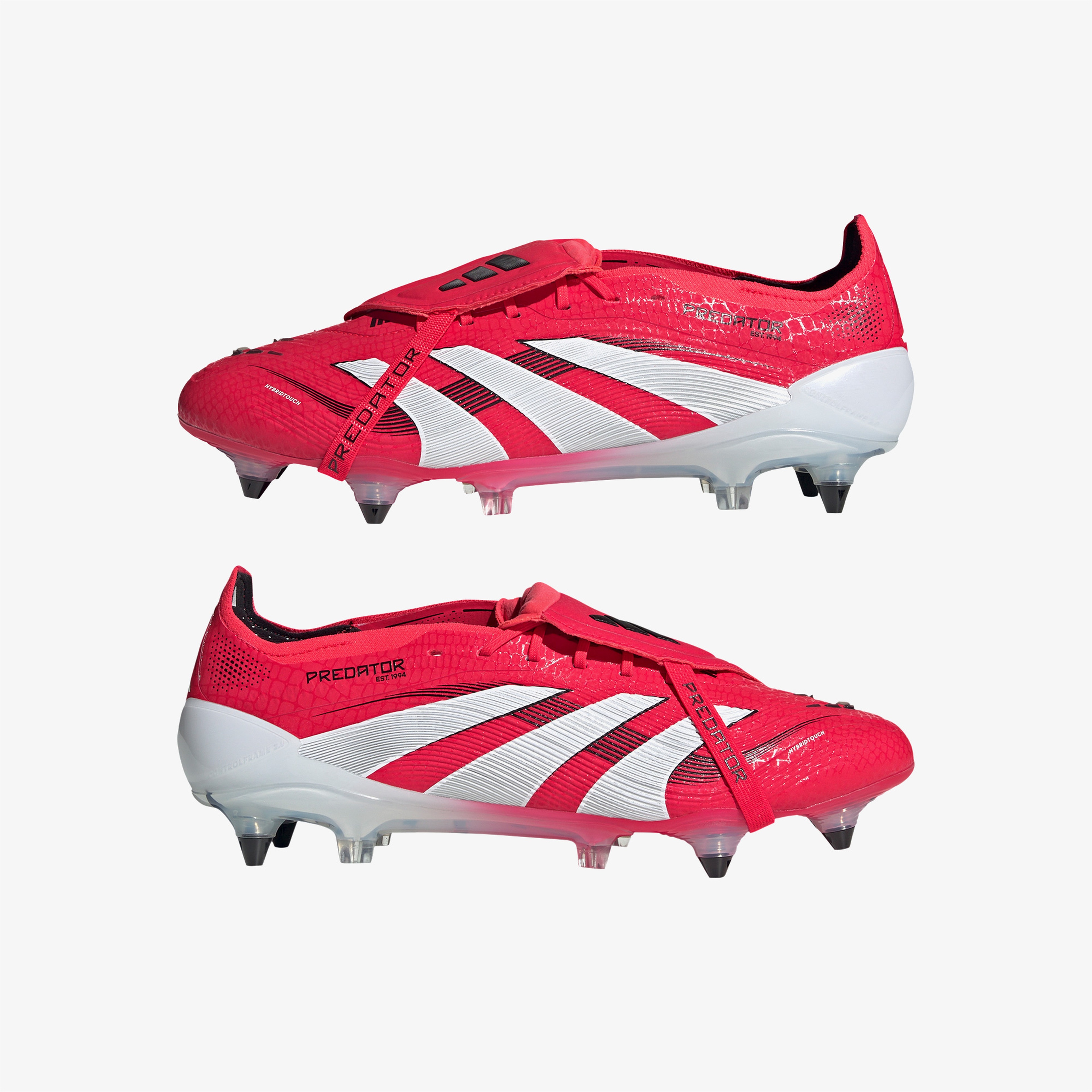 adidas Predator Pro Fold Over Tongue Mg Erkek Kırmızı Çim Saha Kramponu