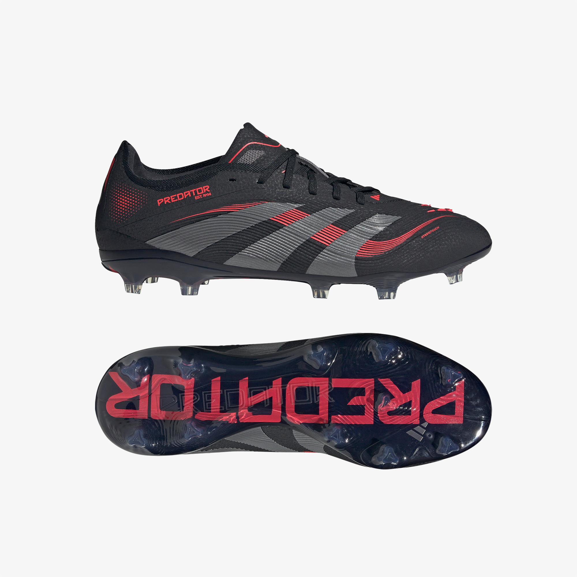 adidas Predator Pro Erkek Siyah Çim Saha Kramponu