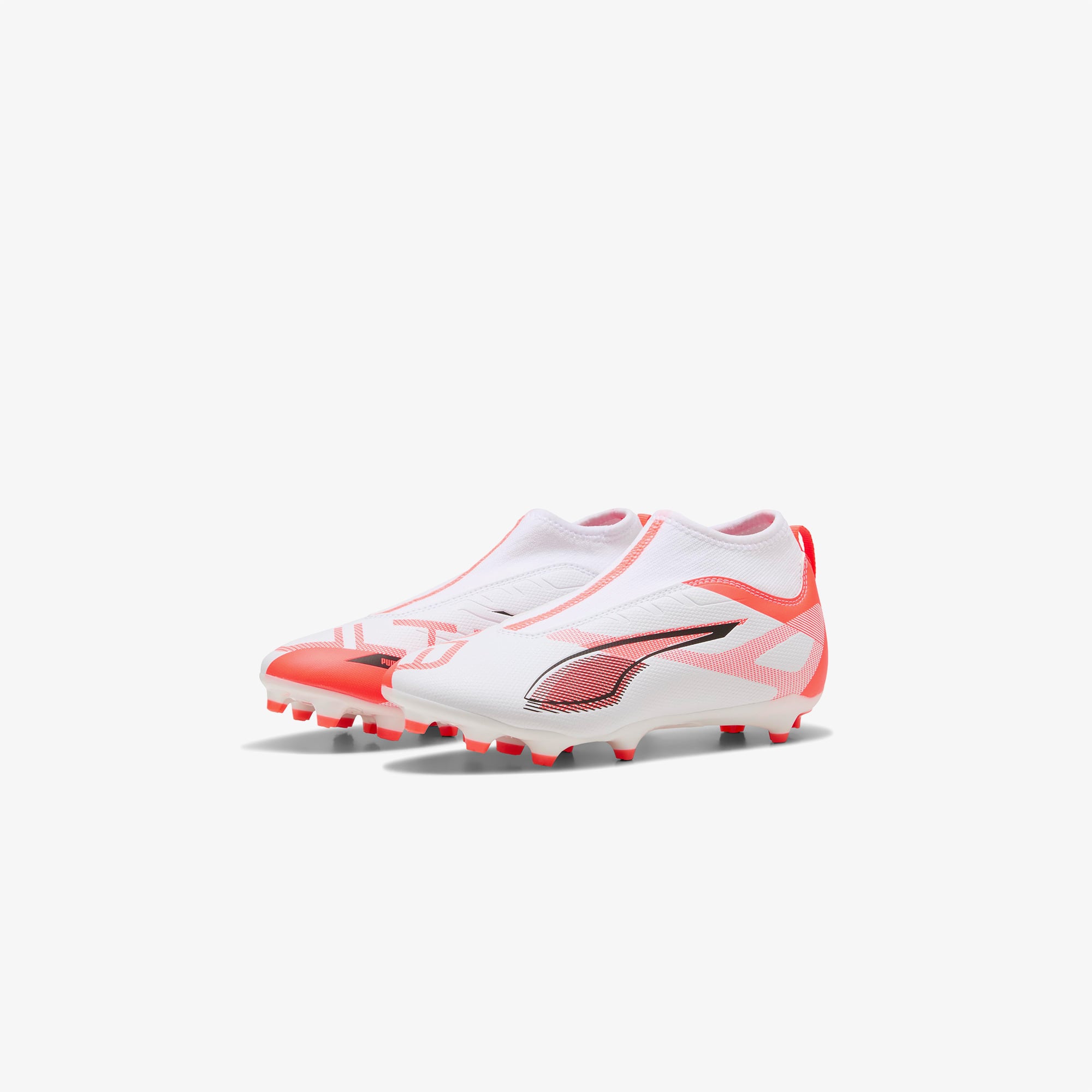 Puma Ultra 5 Match+ Ll Fg/Ag Çocuk Beyaz Çim Saha Kramponu