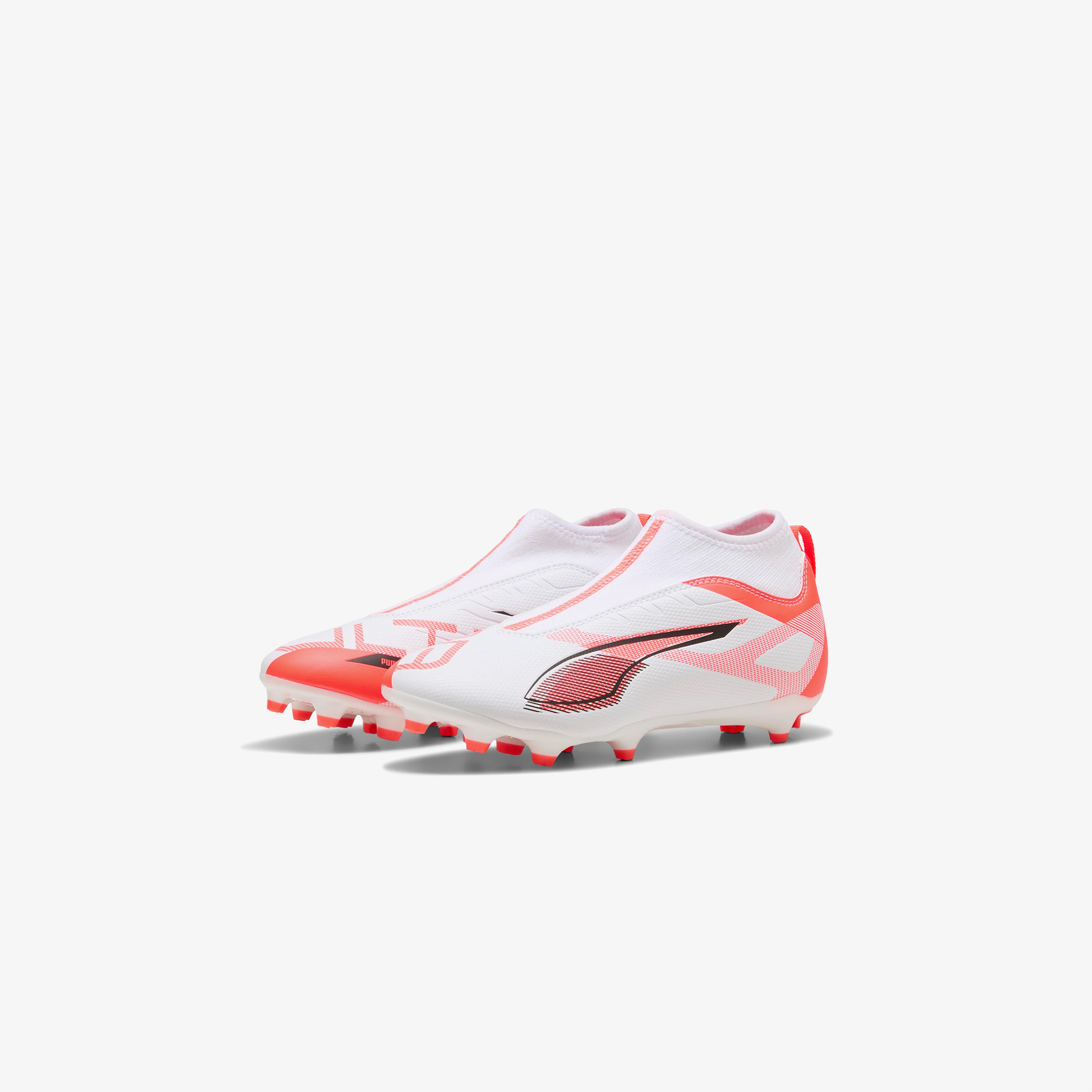 Puma Ultra 5 Match+ Ll Fg/Ag Çocuk Beyaz Çim Saha Kramponu