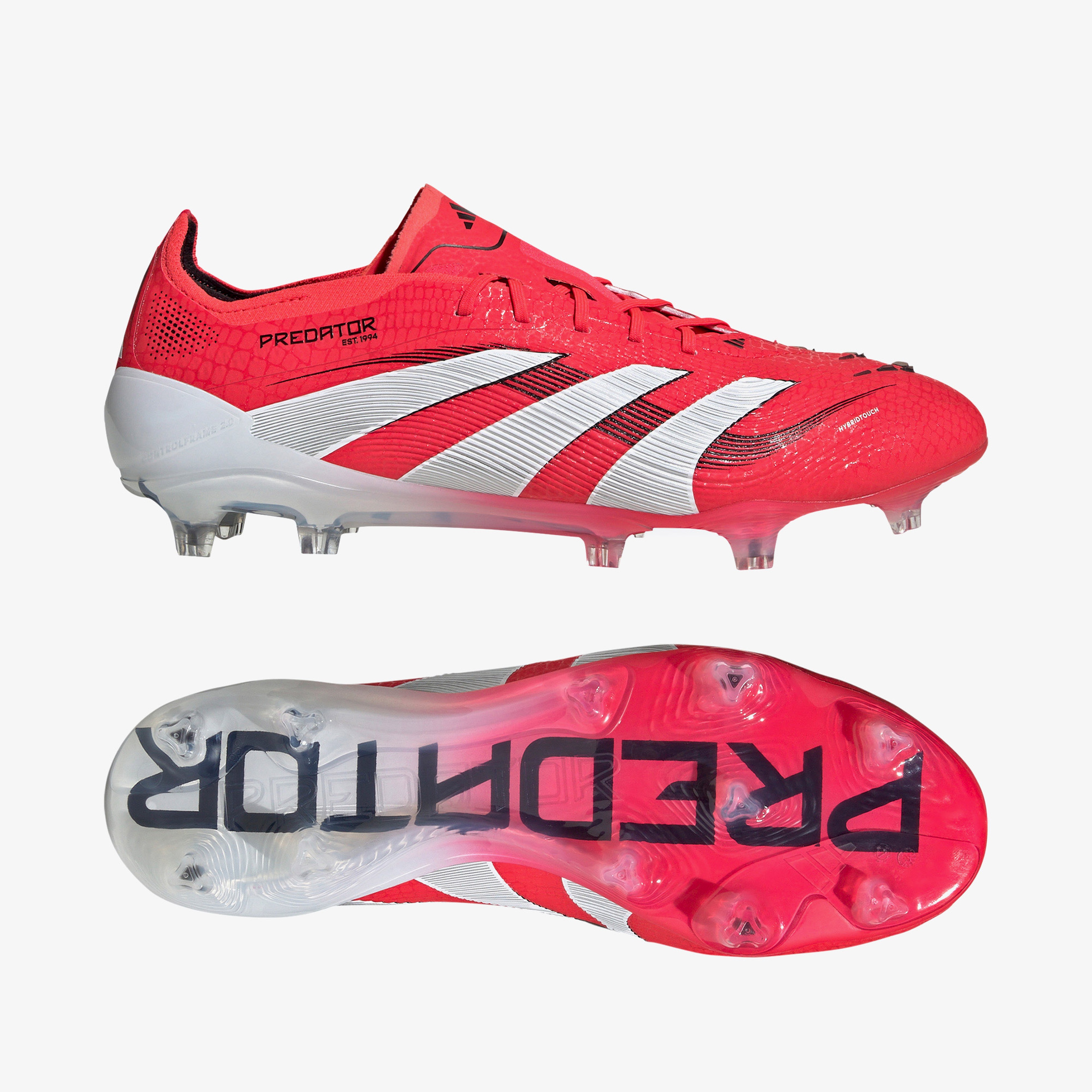 adidas Predator Elite Erkek Kırmızı Çim Saha Kramponu