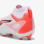 Puma Ultra 5 Match+ Ll Fg/Ag Çocuk Beyaz Çim Saha Kramponu