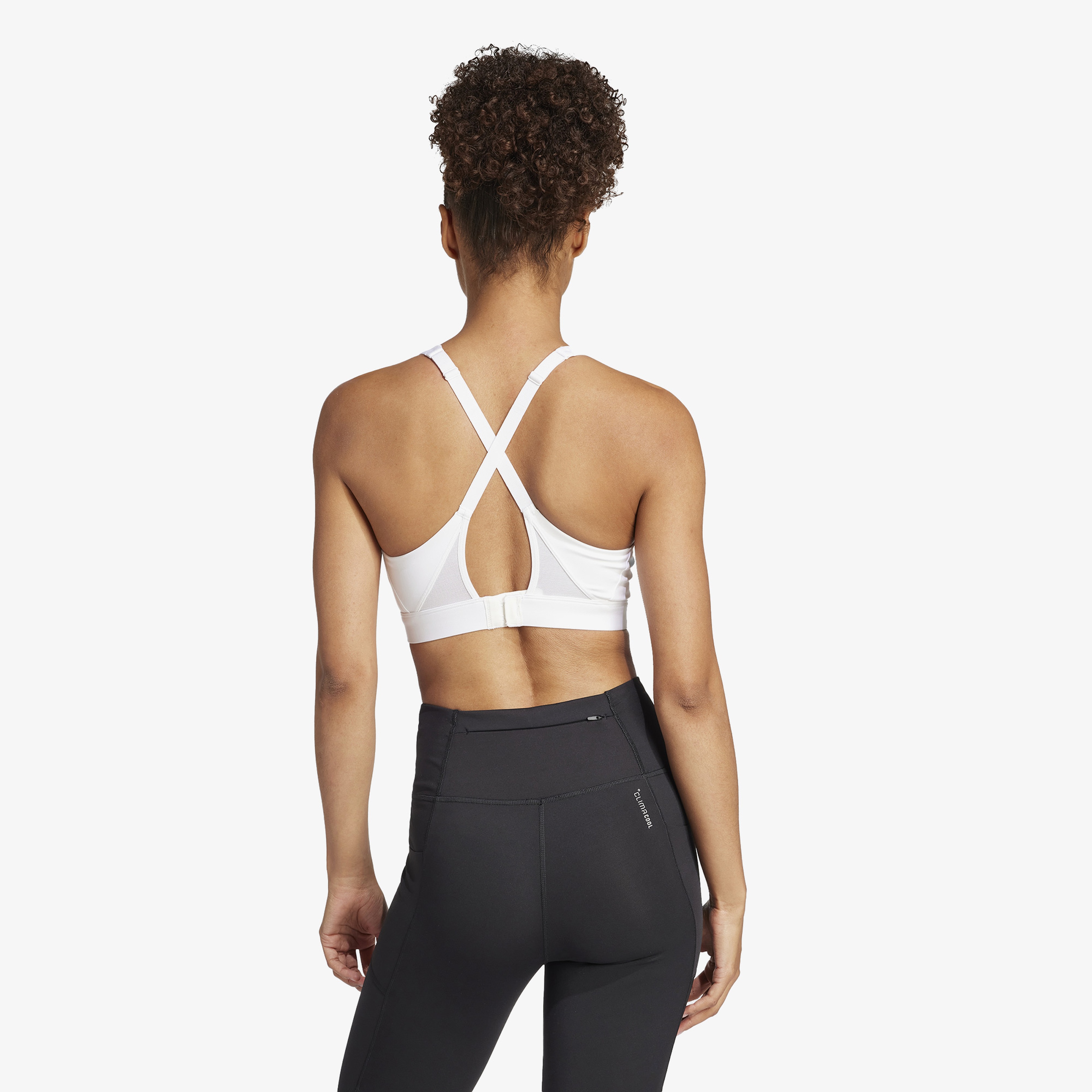 adidas Ultimate Run High Support Kadın Beyaz Antrenman Bra