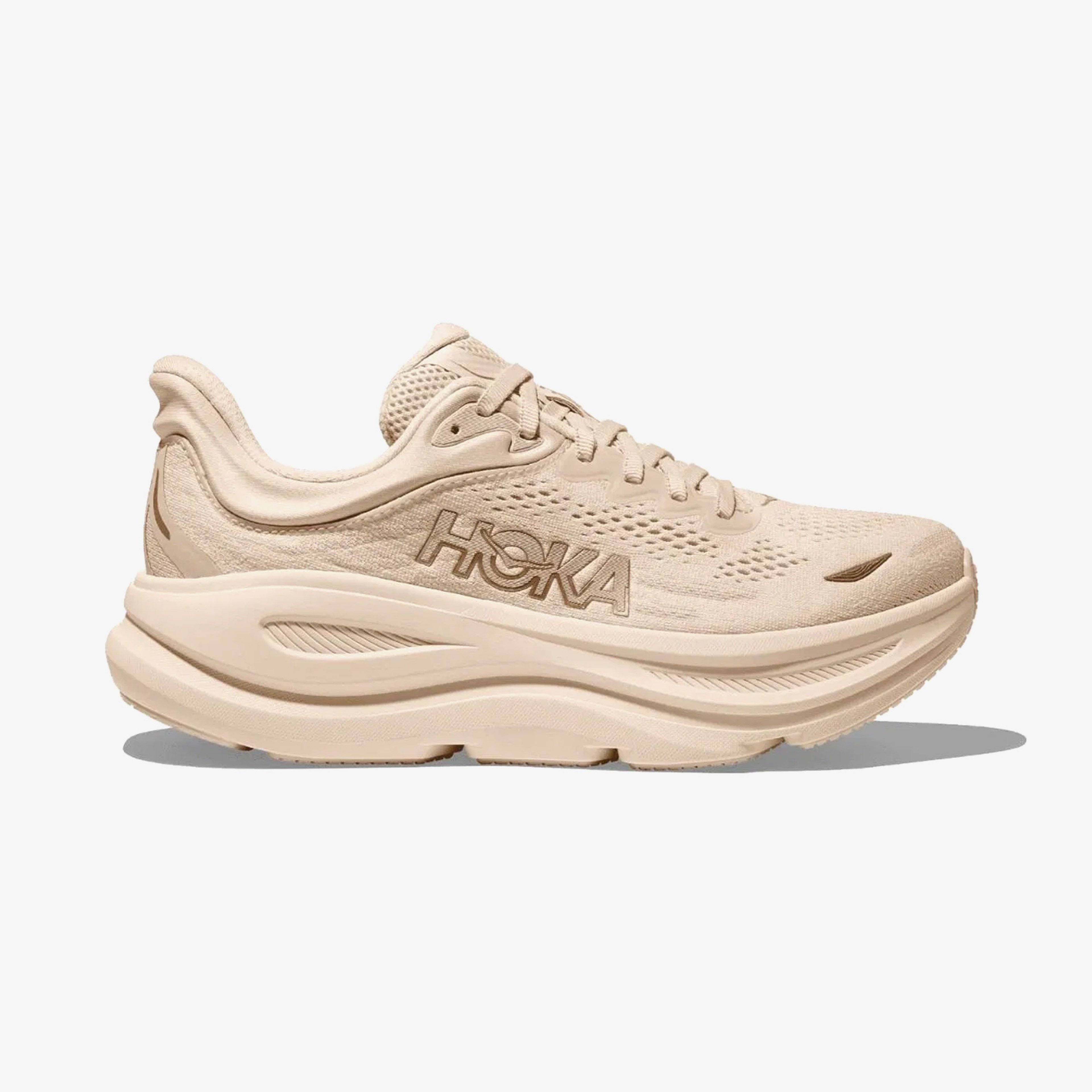 Hoka Bondi 9 Kadın Krem Yol Koşu Ayakkabısı