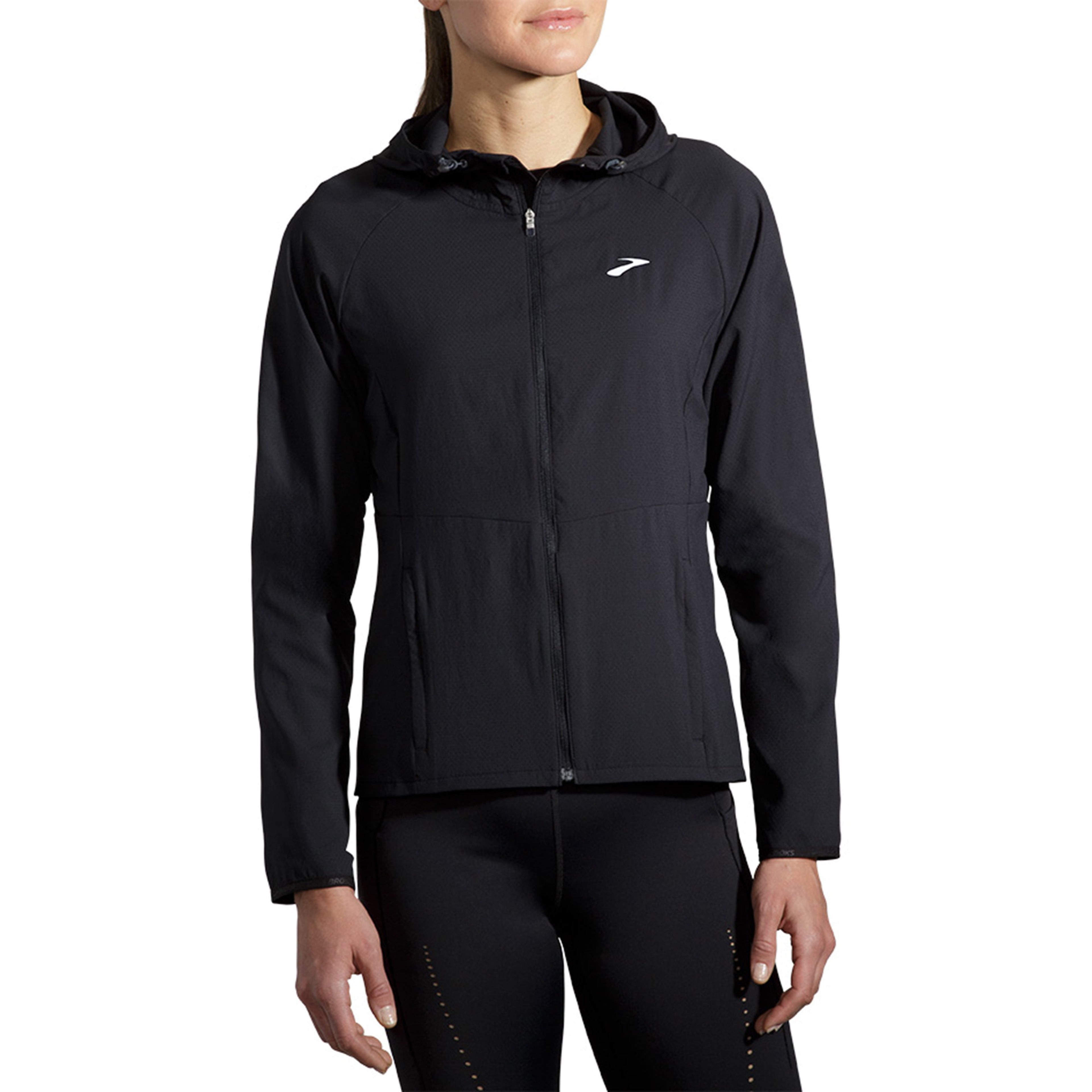 Brooks Canopy Kadın Siyah Koşu Ceketi