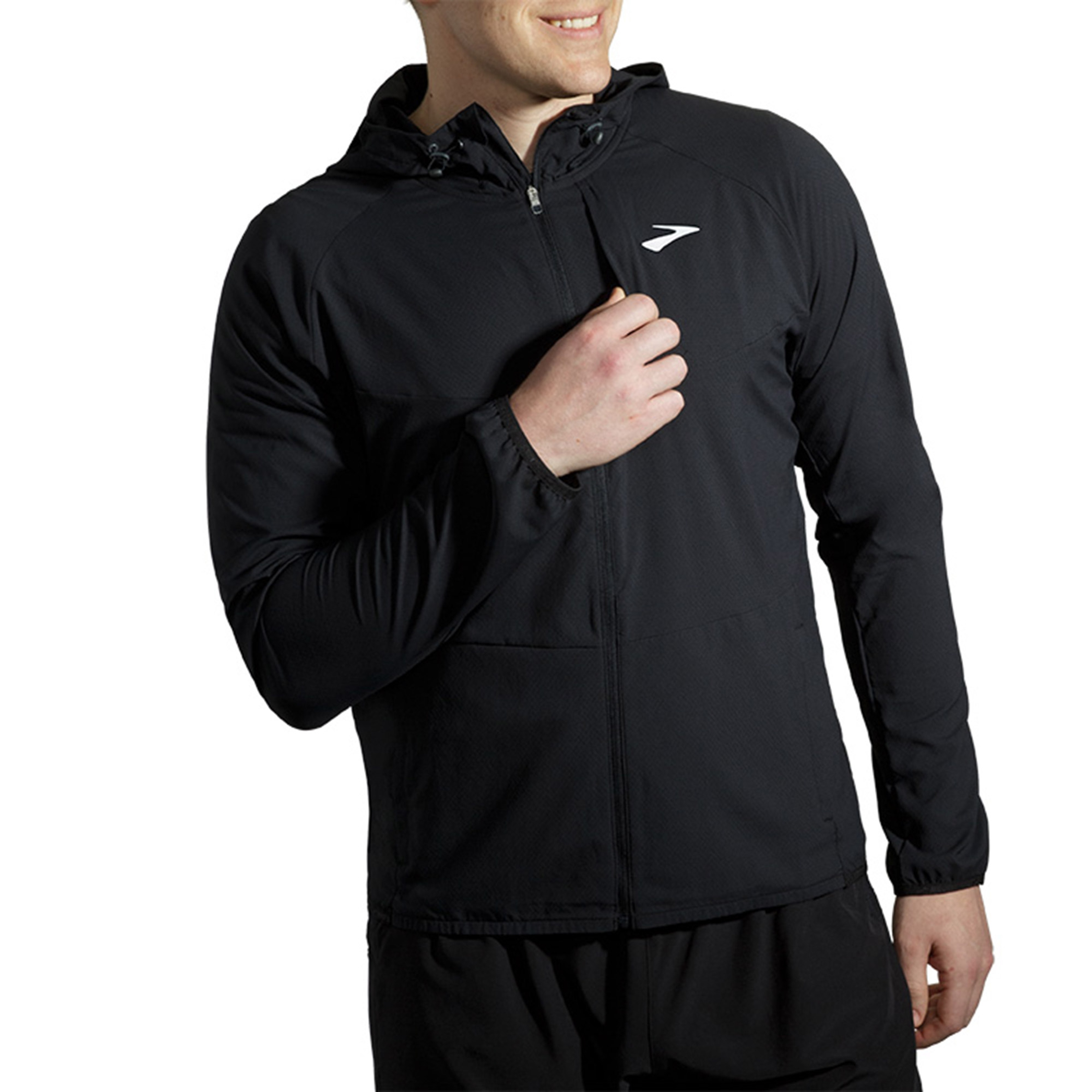 Brooks Canopy Erkek Siyah Koşu Ceketi