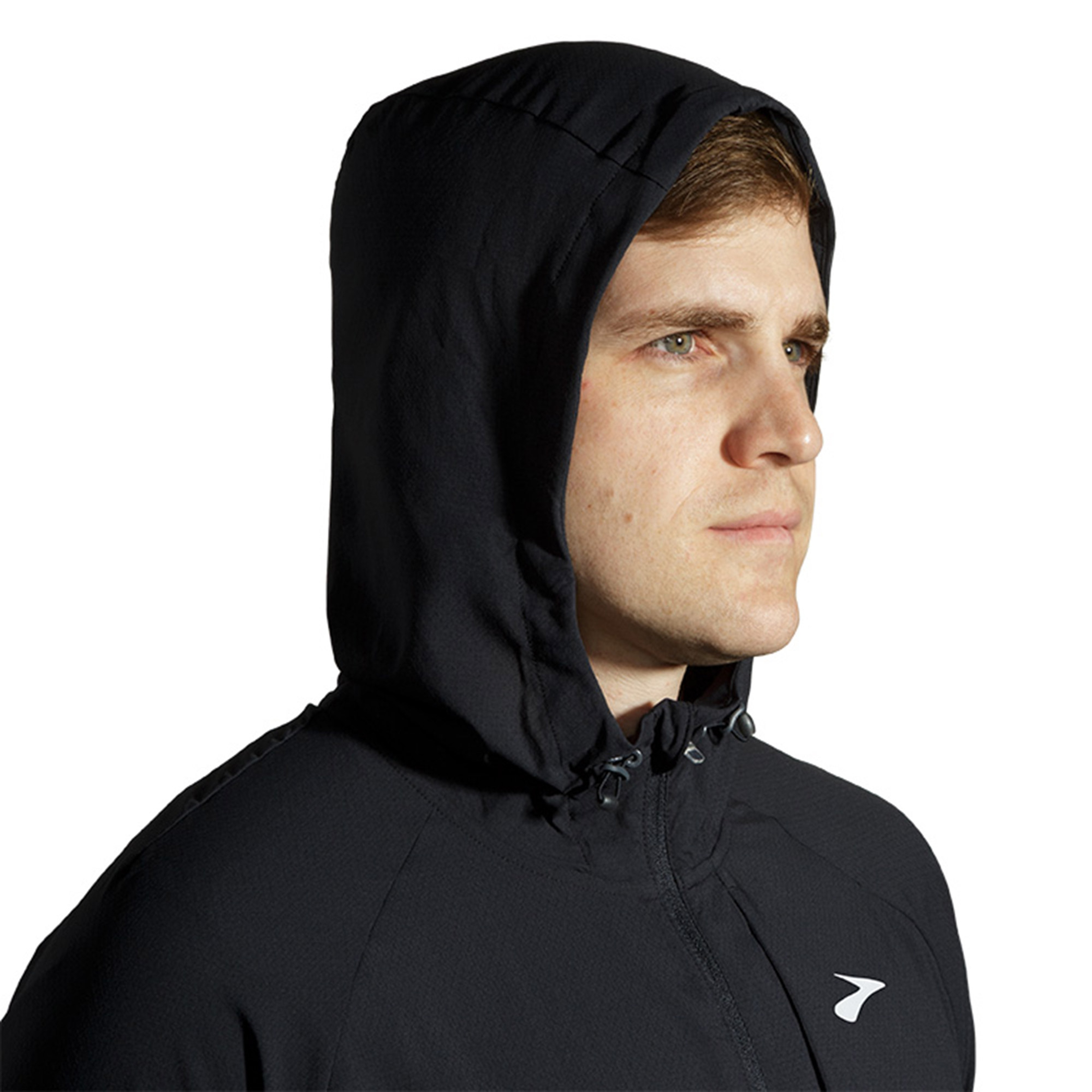 Brooks Canopy Erkek Siyah Koşu Ceketi