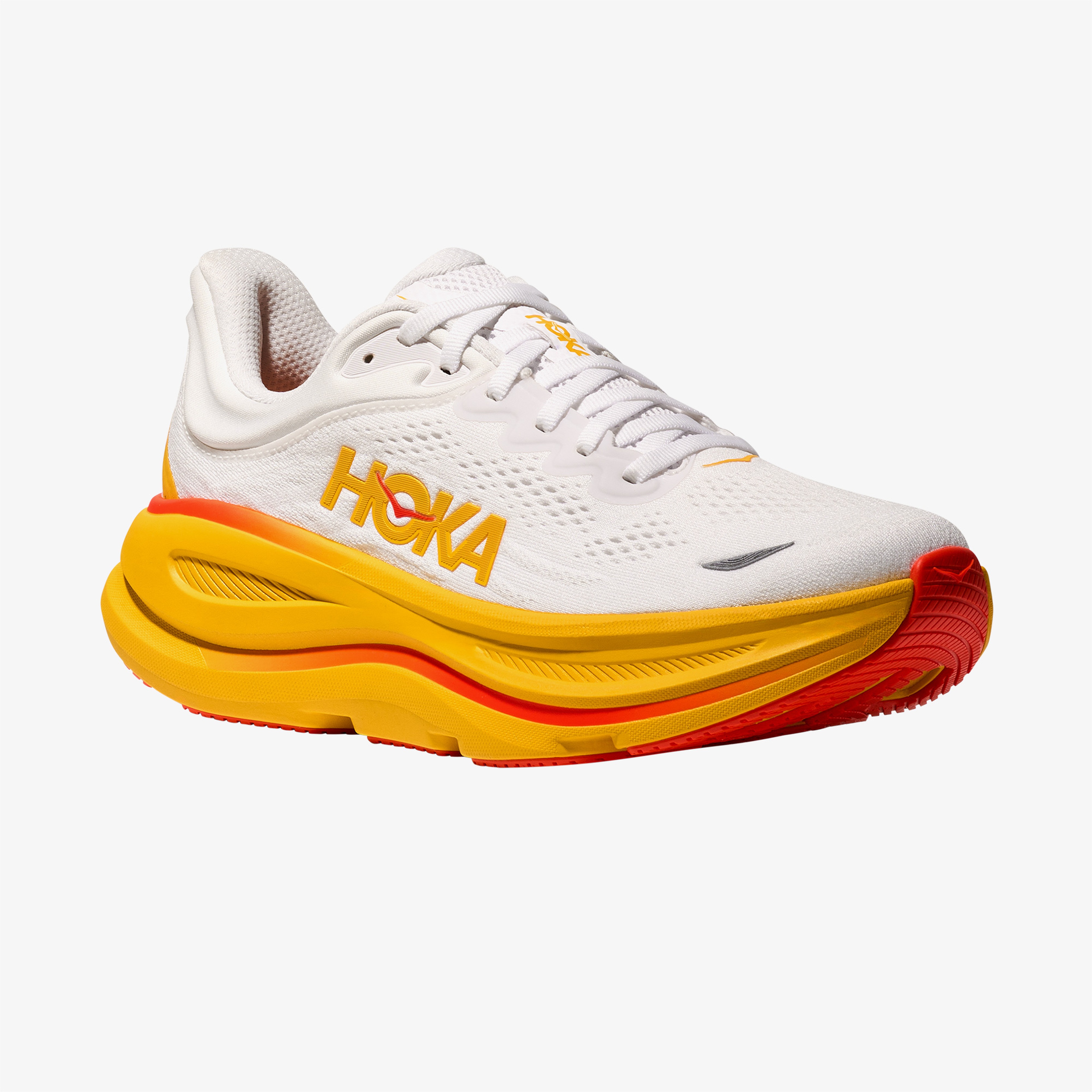 Hoka Bondi 9 Erkek Beyaz Yol Koşu Ayakkabısı