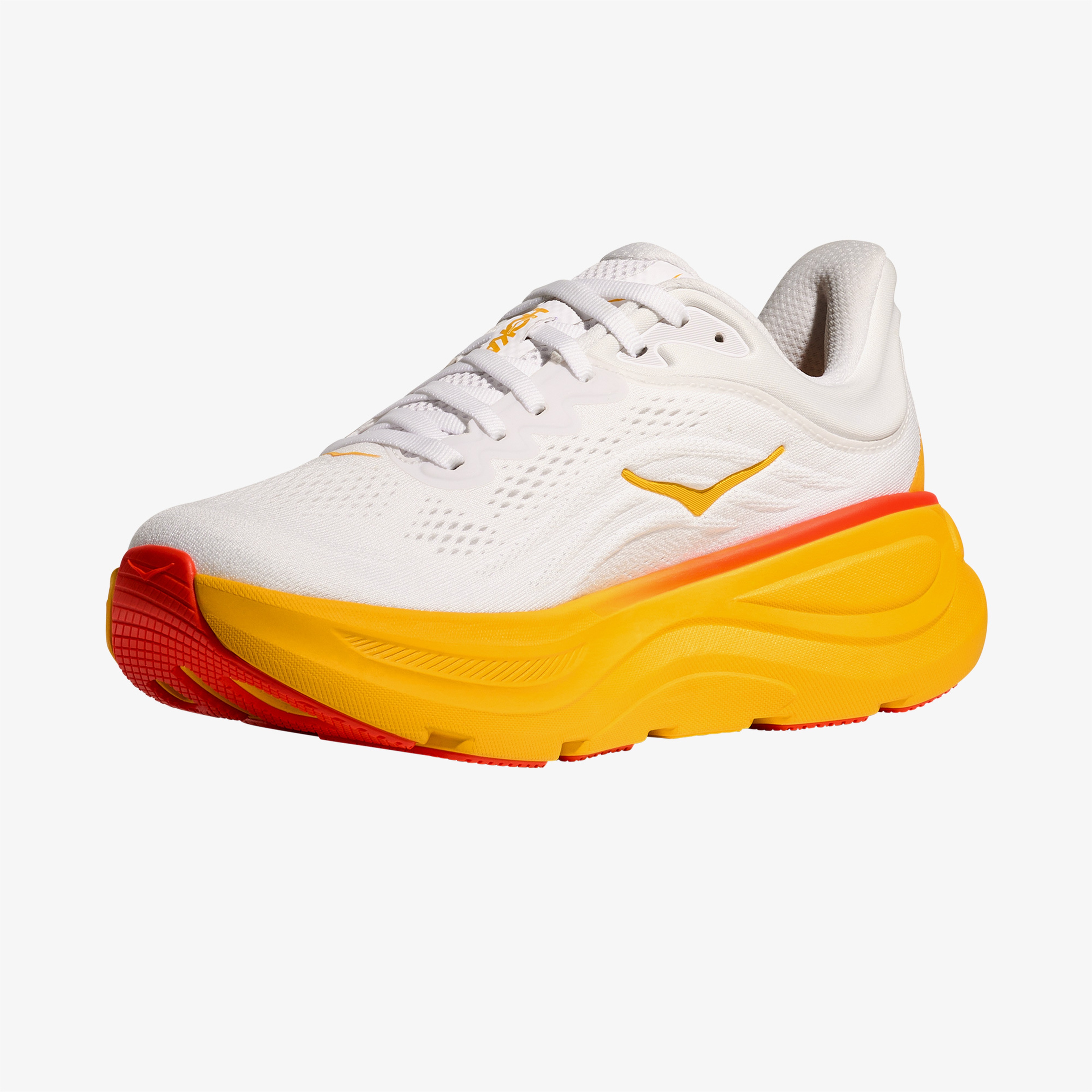 Hoka Bondi 9 Erkek Beyaz Yol Koşu Ayakkabısı